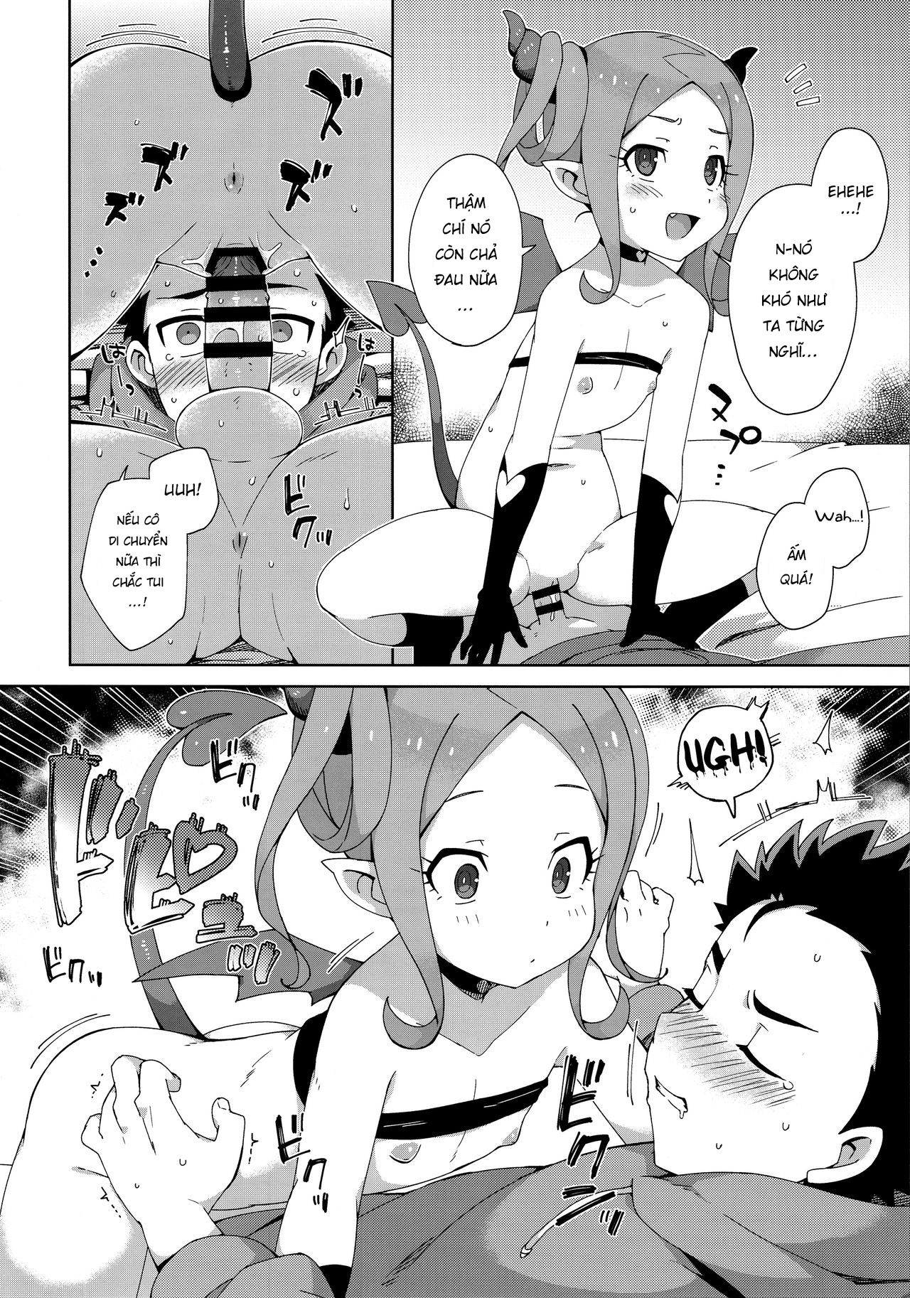 Đọc truyện hentai Hajimete wa Succubus - Oneshot