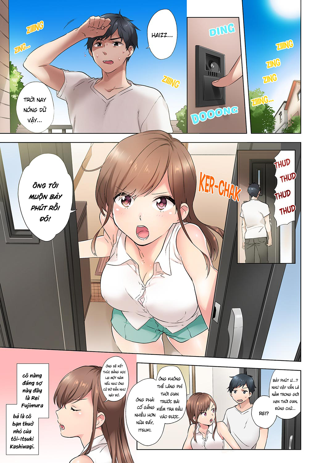 Đọc truyện hentai Làm Tình Với Nhỏ Bạn Ướt Đẫm Mồ Hôi... - Chap 1