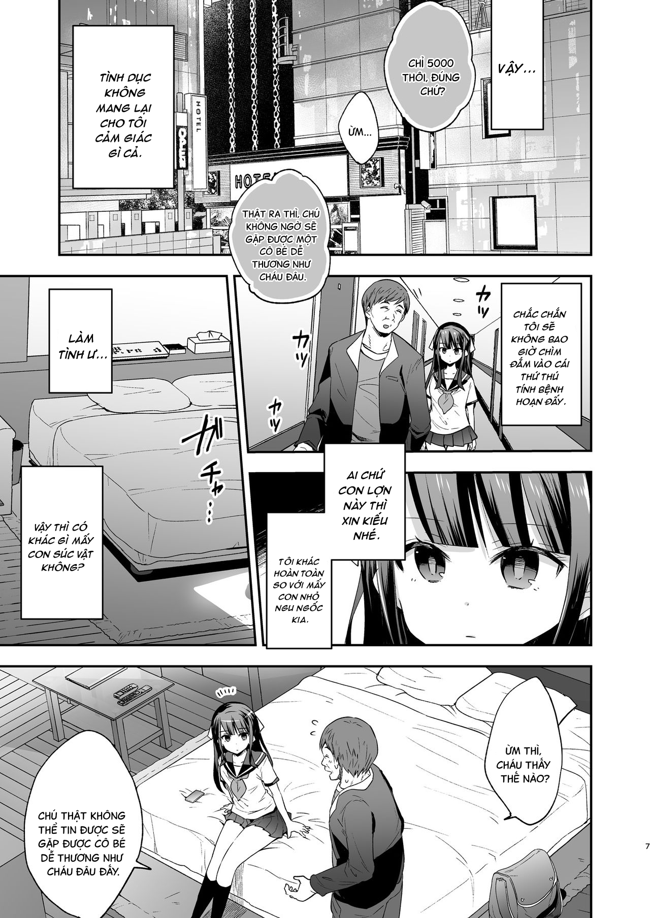 Đọc truyện hentai Ngày mà cô bé khó ở chịu thua ông chú xấu xa. - Oneshot