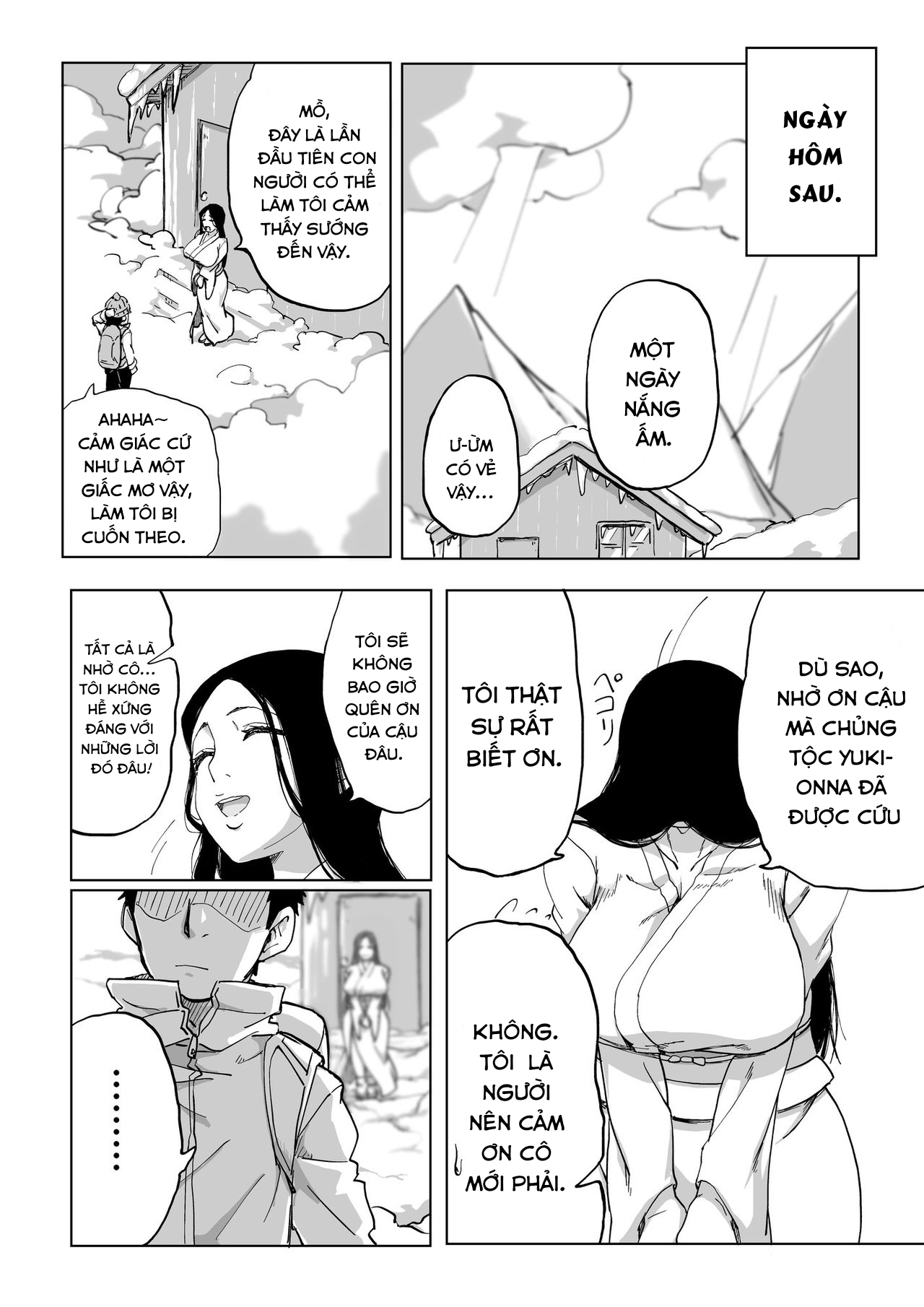 Đọc truyện hentai Zetsumetsu Sunzen Yukionna - Oneshot