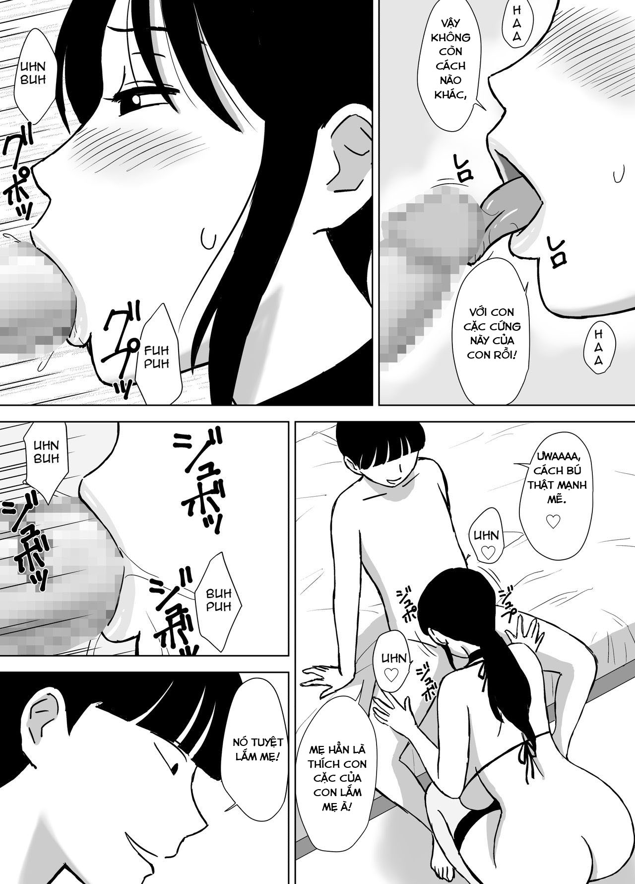 Đọc truyện hentai My Mom and My Aunt Are my Sex Friends - Chap 2: Mẹ Satomi!