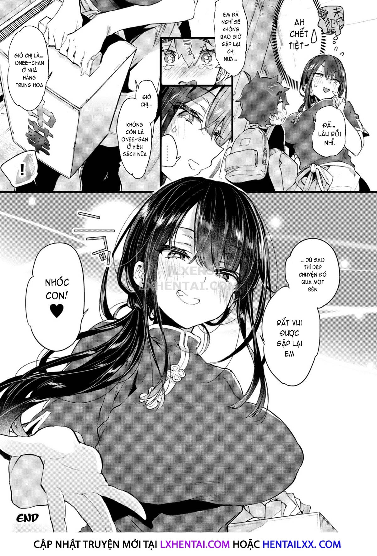 Đọc truyện hentai Boku to Shoten no Onee-san - Oneshot