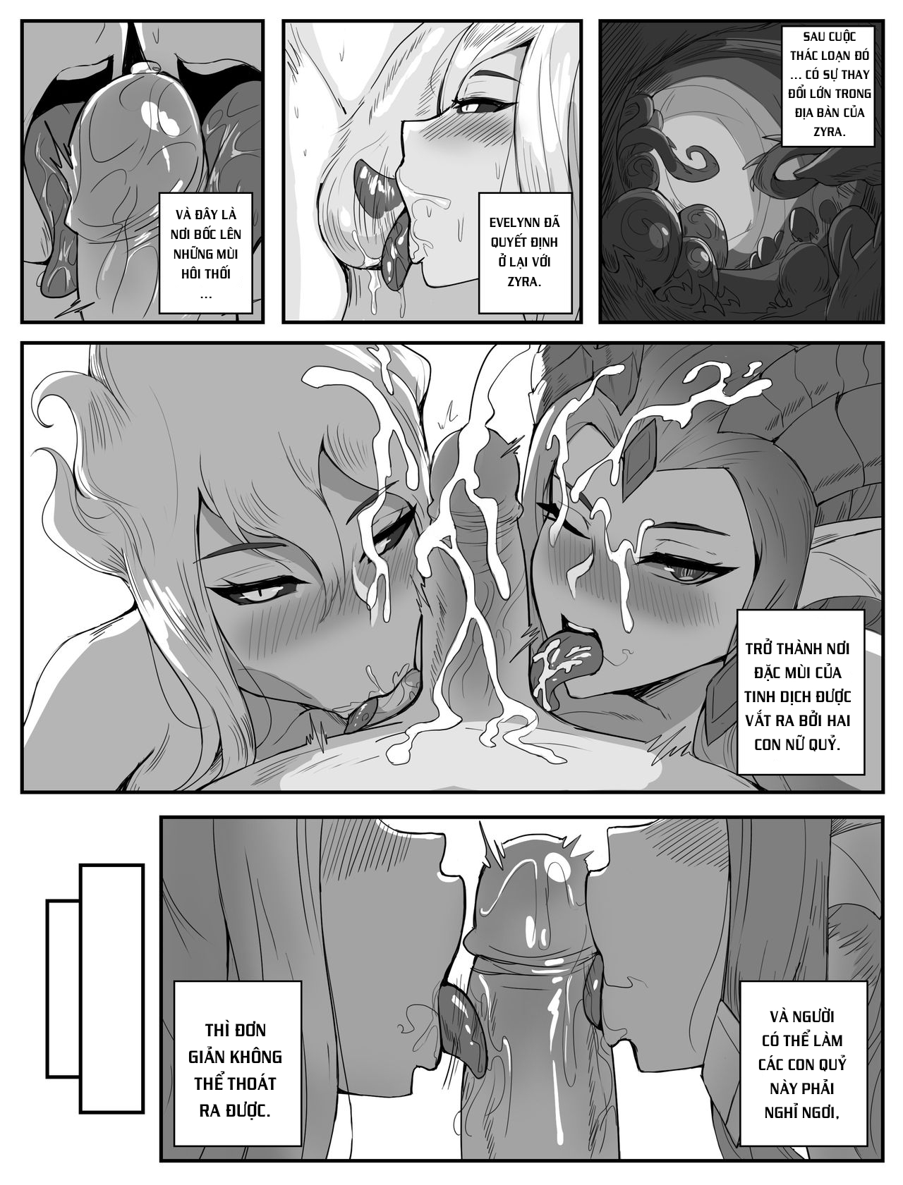 Đọc truyện hentai Evelynn và Zyra - Oneshot
