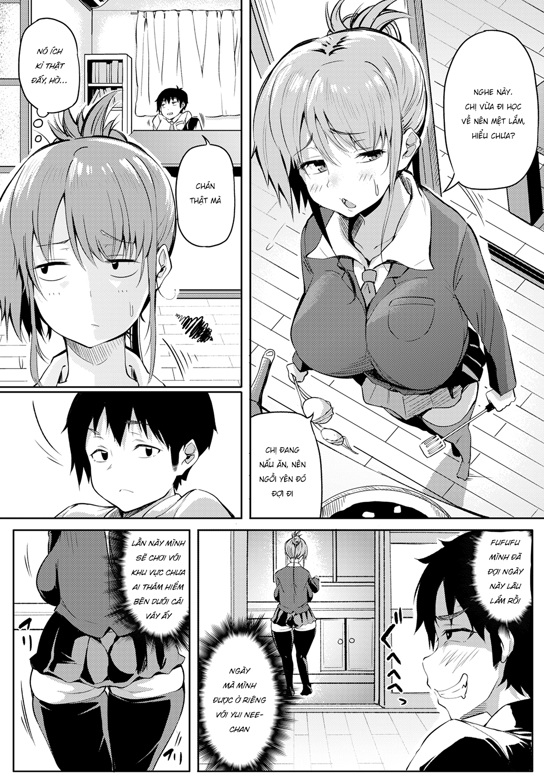 Đọc truyện hentai Cô chị mê ngủ và thằng nhóc hư hỏng - Oneshot