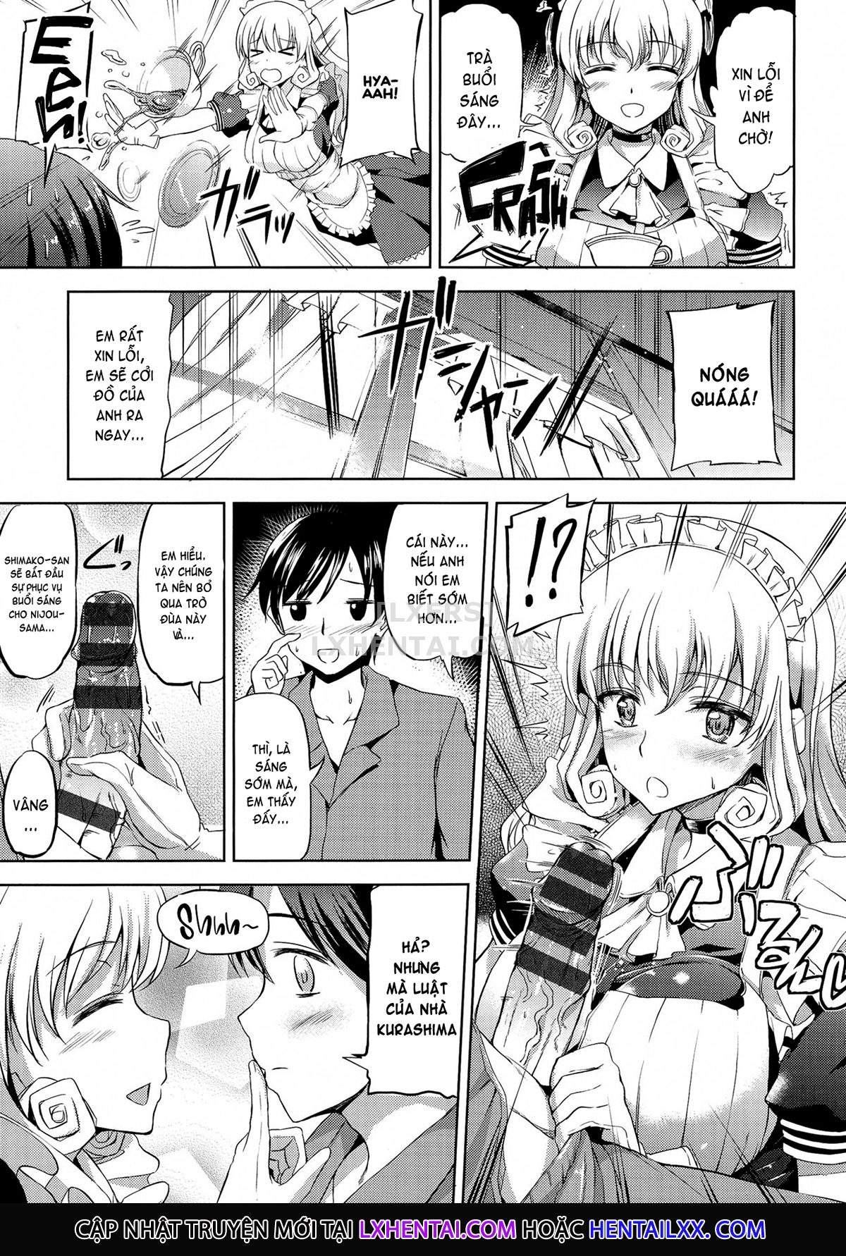 Đọc truyện hentai Ojousama No Maid Jijou - Chap 9