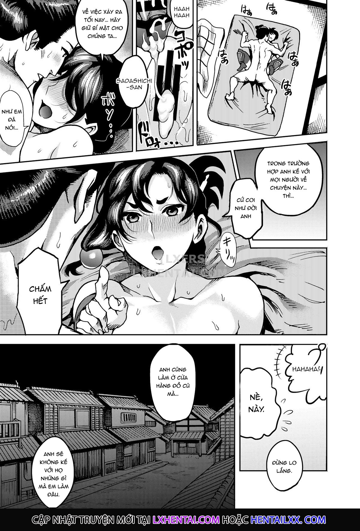Đọc truyện hentai Kunoichi no Mitsuyaku - Oneshot
