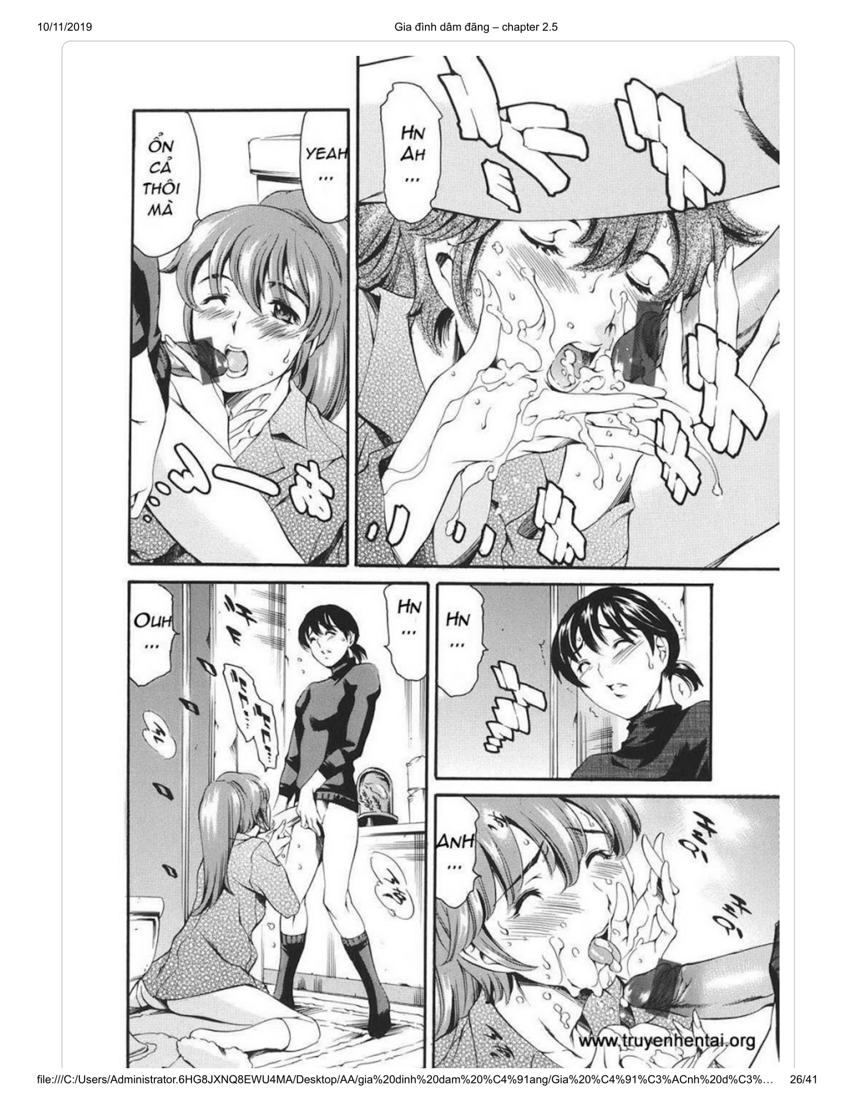 Đọc truyện hentai Katei no Jijou - Chap 4