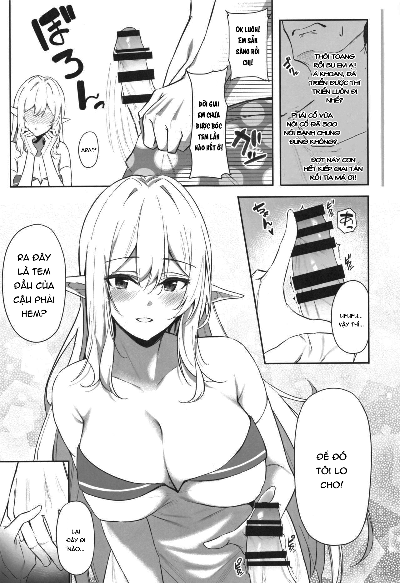 Đọc truyện hentai Isekai Shoukan - Elf na Onee-san wa Suki desu ka? - C - 1