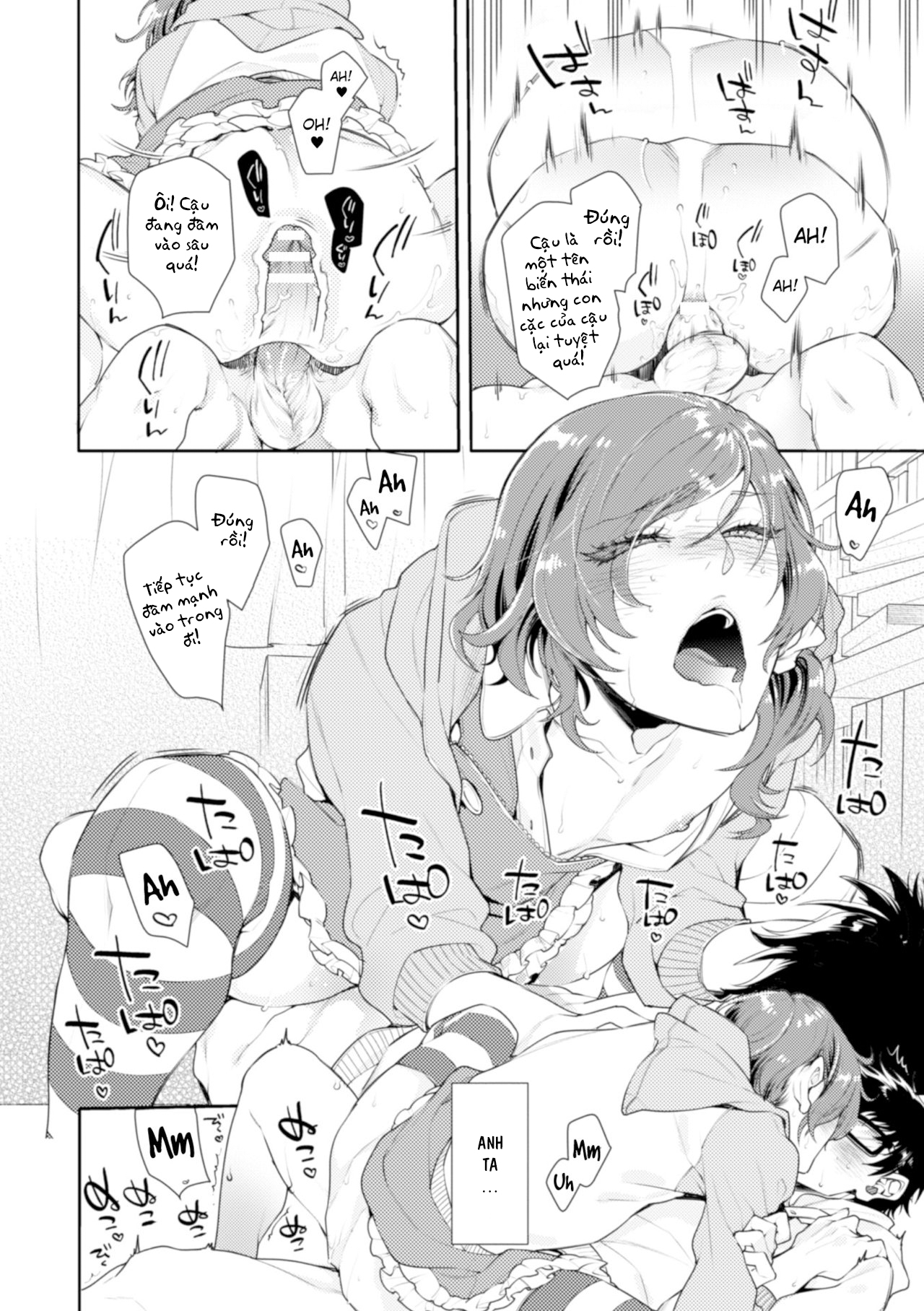 Đọc truyện hentai Lolicon Doutei Ero Mangaka-kun, Kinjo no Jojifuku Kita Yabai Mesu Onii-san ni Semarareru - Oneshot