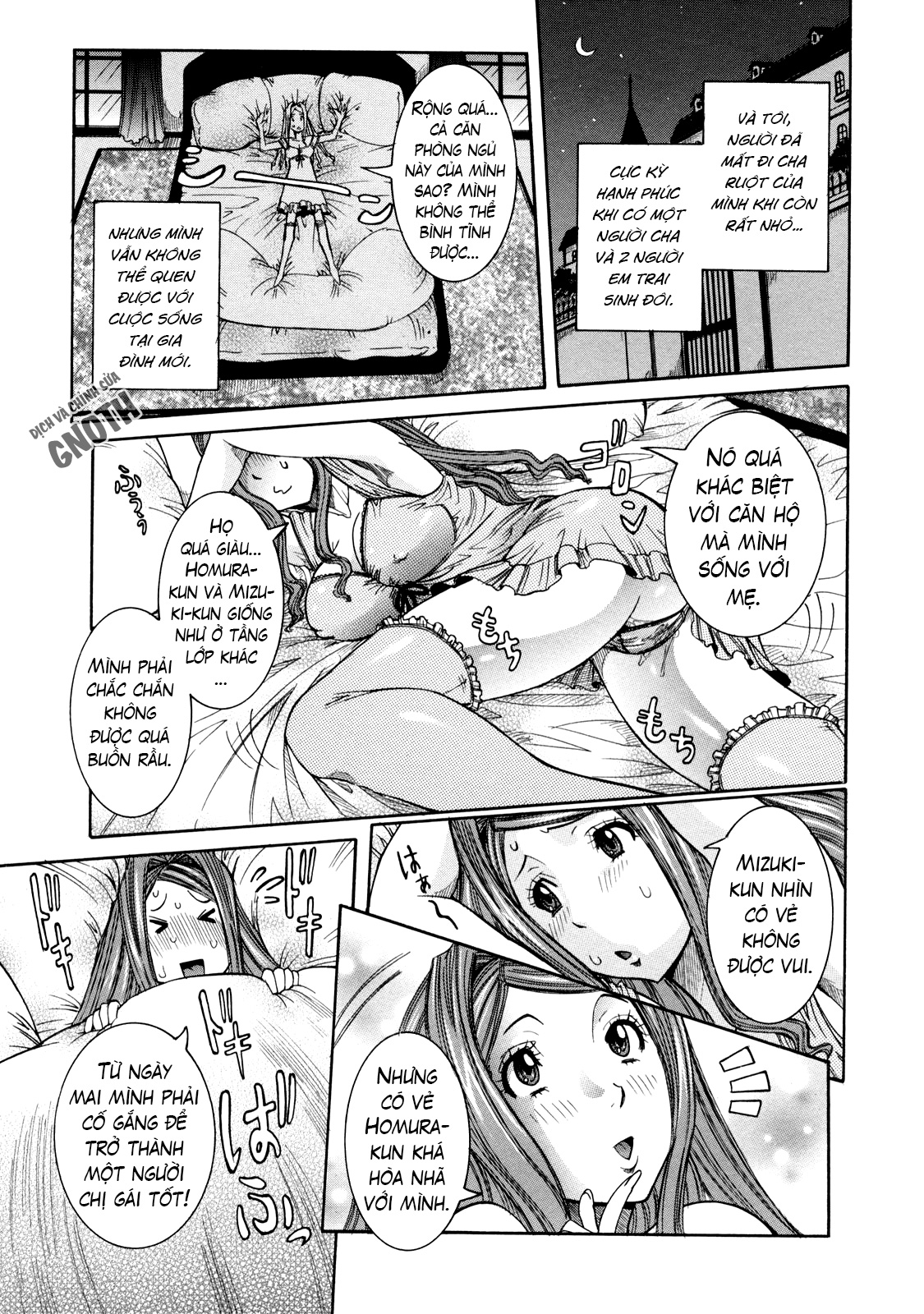 Đọc truyện hentai Nenchaku Taishitsu - Chap 2 - Cặp song sinh và tôi (1)