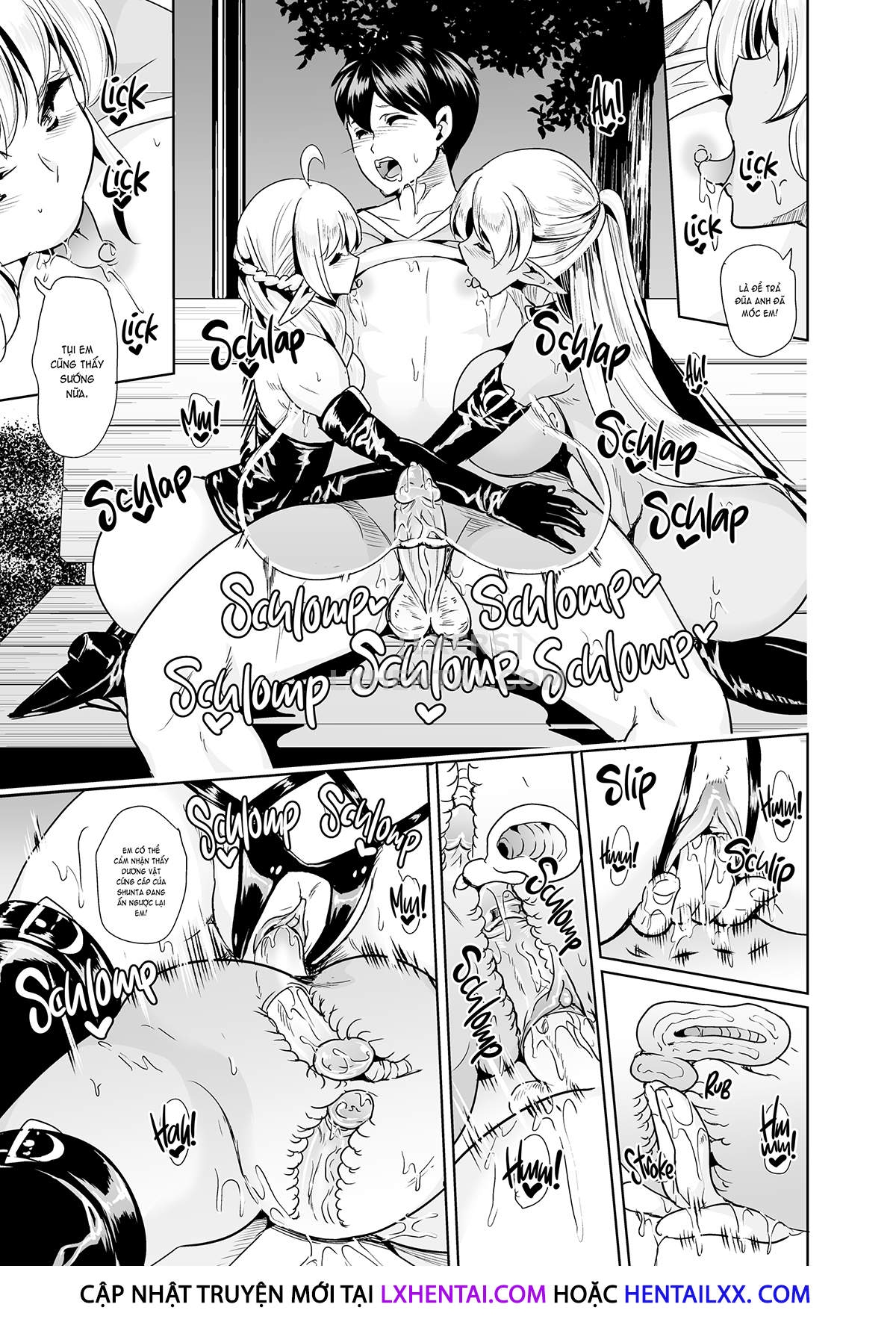 Đọc truyện hentai Slutty Elf Sisters Seeking a Husband - Chap 3 - Harem Quartet