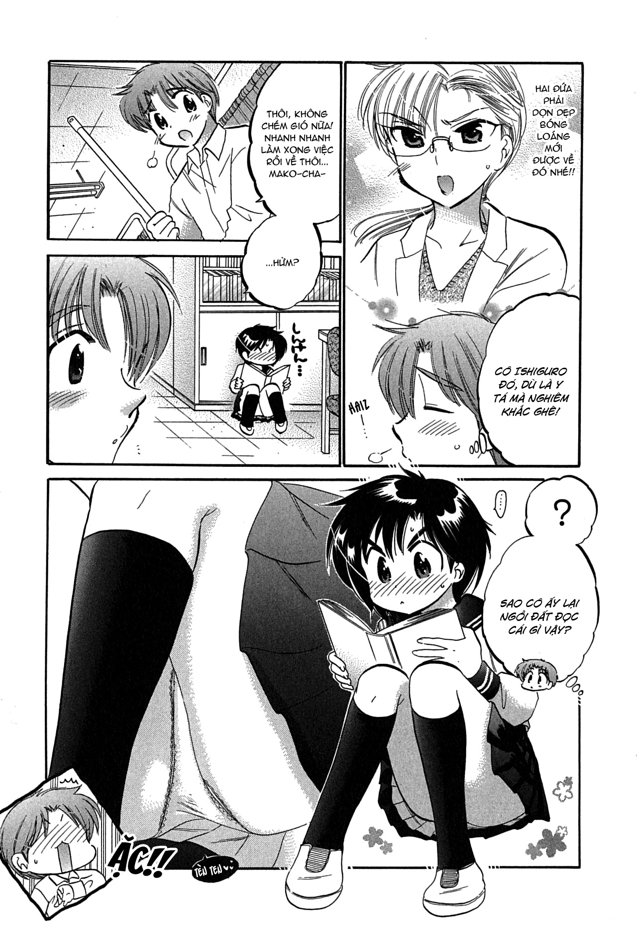 Đọc truyện hentai Mako-chan to Asobo! - Chap 1: Cùng chơi ở phòng y tế nào