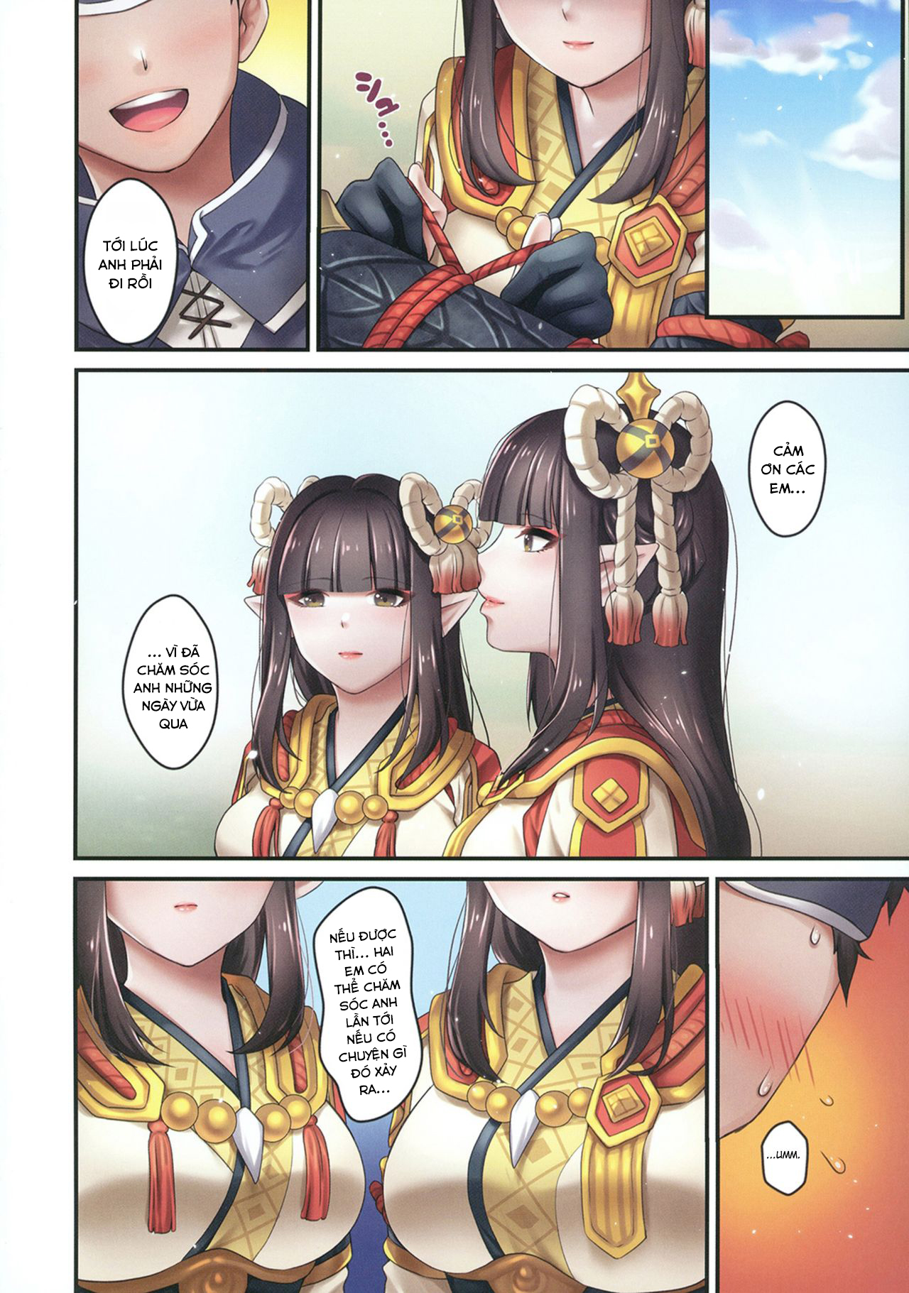 Đọc truyện hentai Ryuujin Futago no Omotenashi - Oneshot