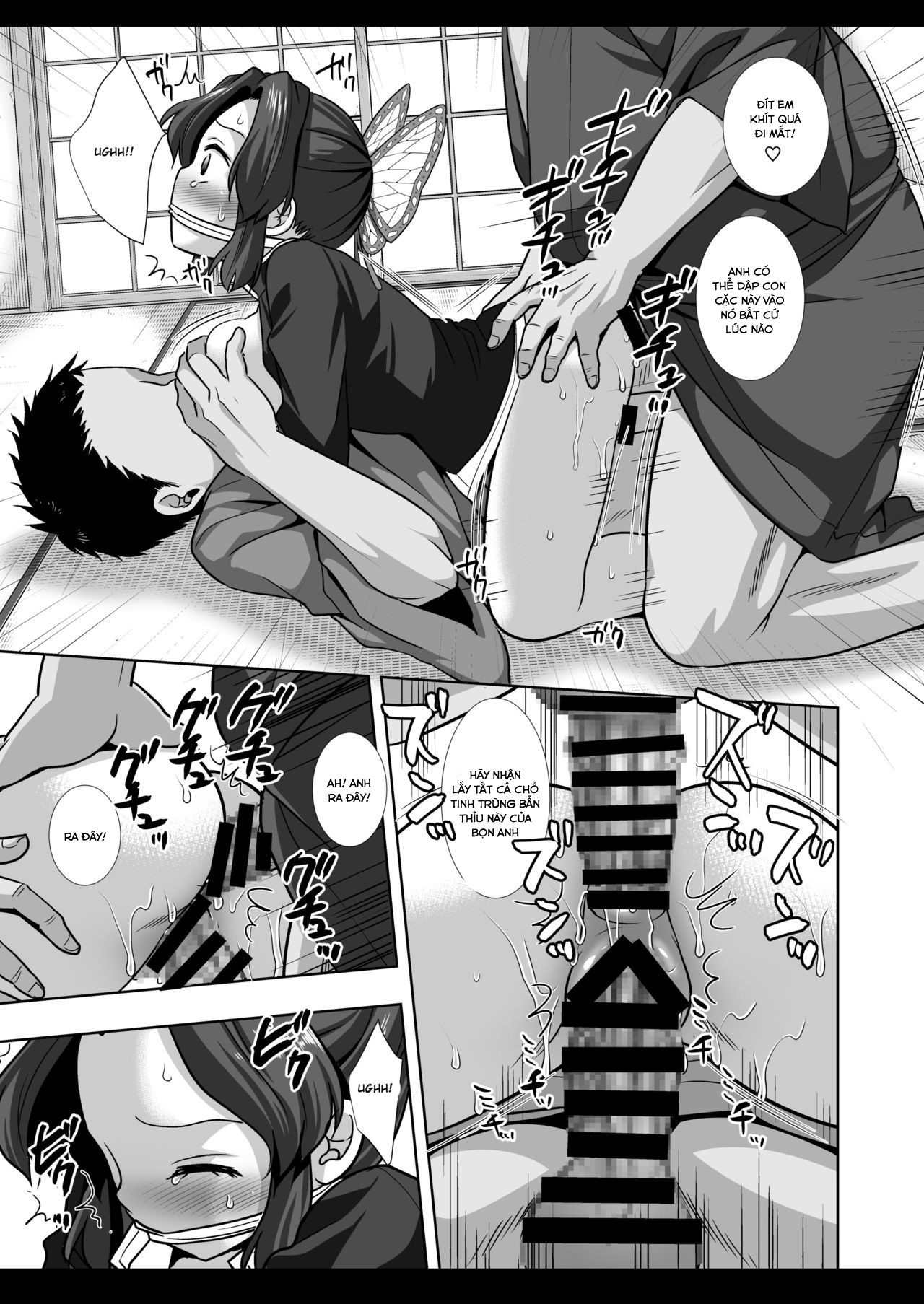 Đọc truyện hentai Trói và hiếp dâm Shinobu dâm đãng - Oneshot