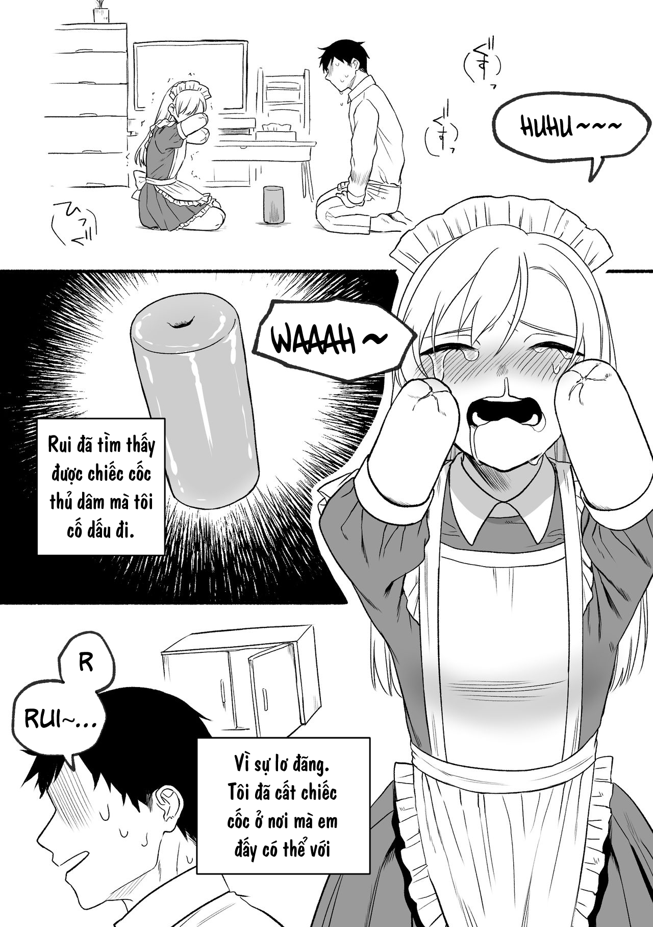 Đọc truyện hentai Hầu gái Rui - Oneshot