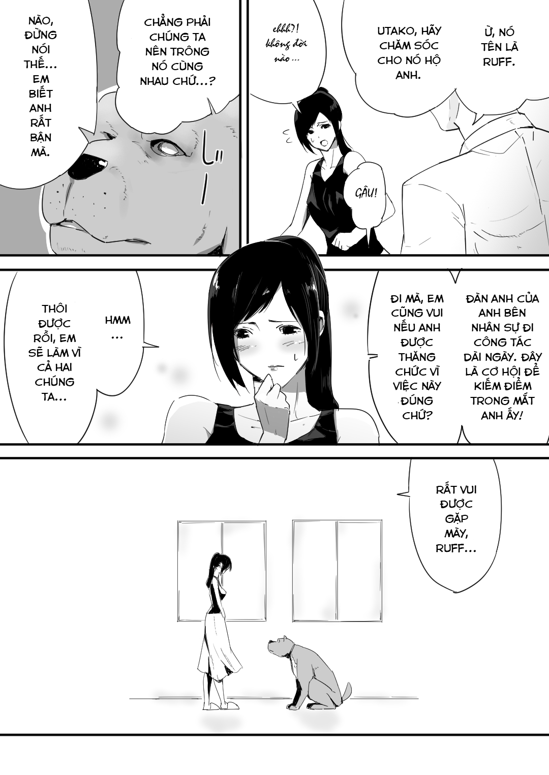Đọc truyện hentai Wagaya ni Inu ga Yattekita - Oneshot
