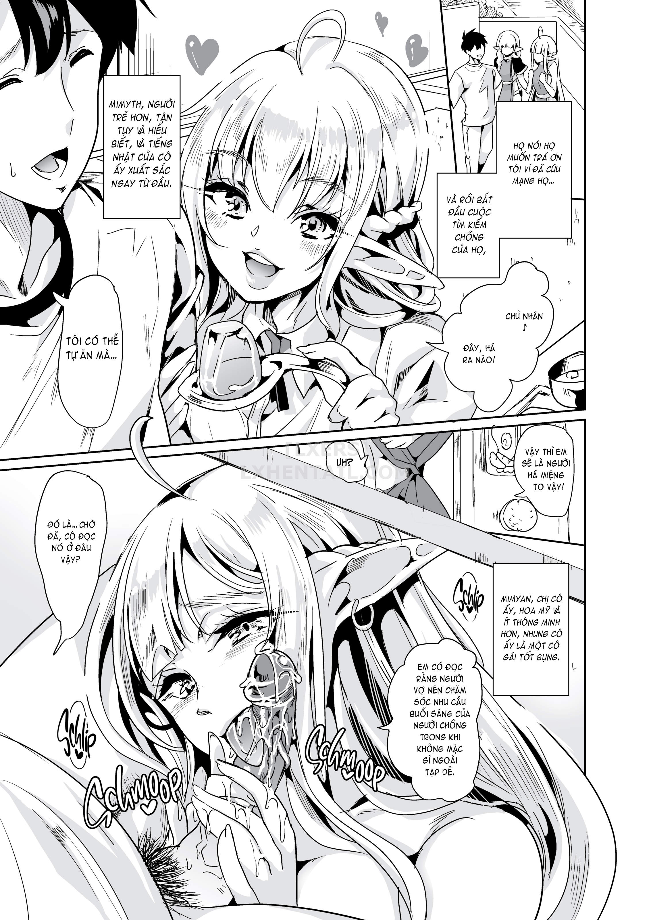 Đọc truyện hentai Slutty Elf Sisters Seeking a Husband - Chap 1
