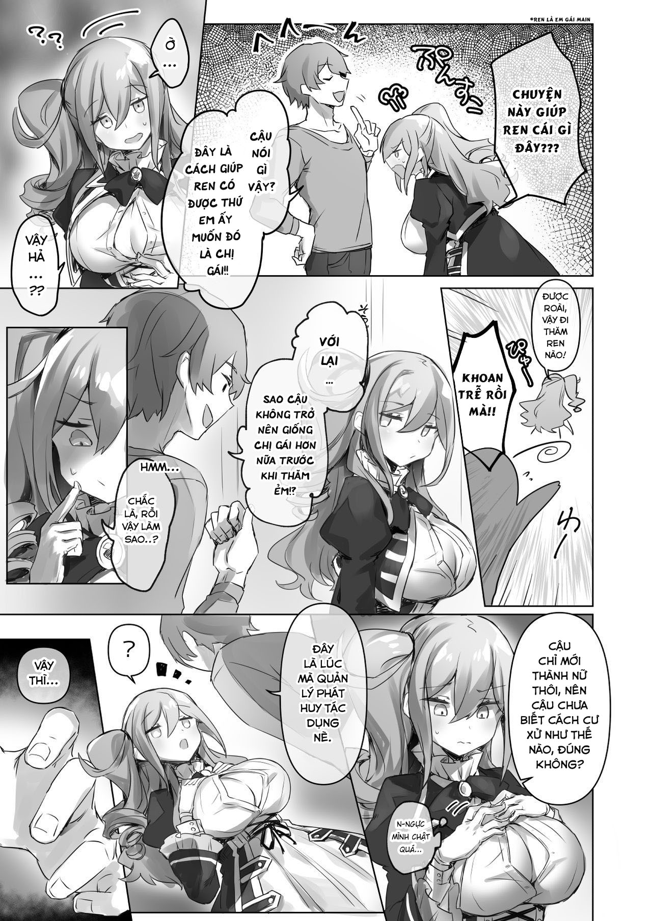 Đọc truyện hentai Streamer Giả Gái Muốn Được Làm Onee-chan - OneShot