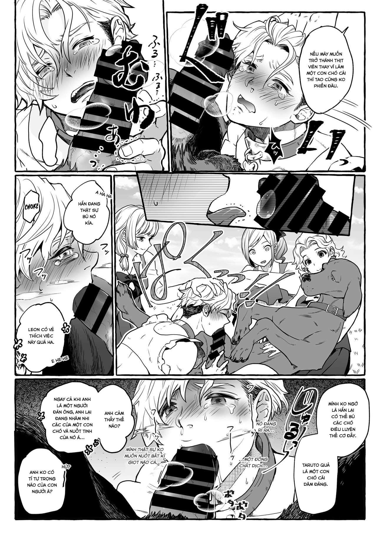 Đọc truyện hentai Osu Inu Ni Metorareta Otoko; ~ Teishuku Na Hanayome Inu No Sodatekata ~ - Oneshot