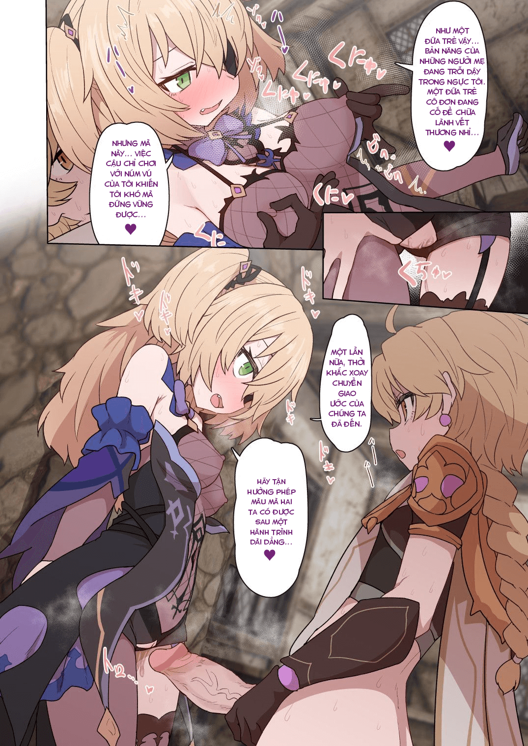 Đọc truyện hentai Lấp đầy Mona và Fischl lần lượt... - ONESHOT