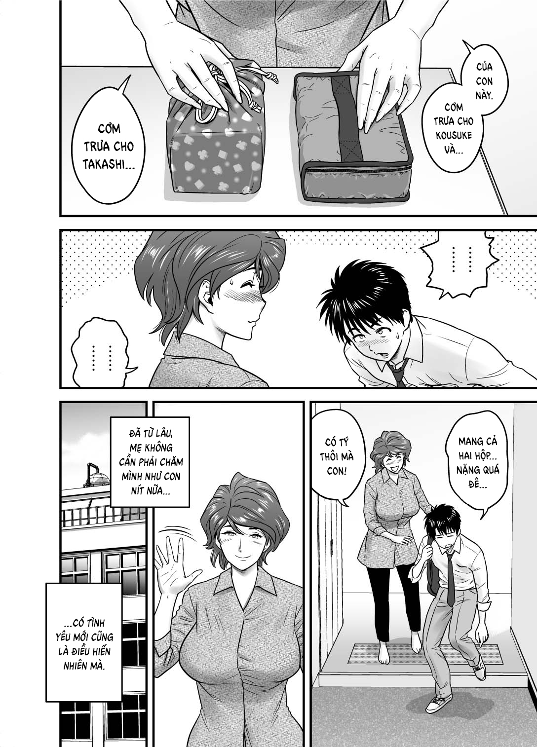 Đọc truyện hentai Vì mẹ tôi trở thành người yêu của bạn tôi - Oneshot