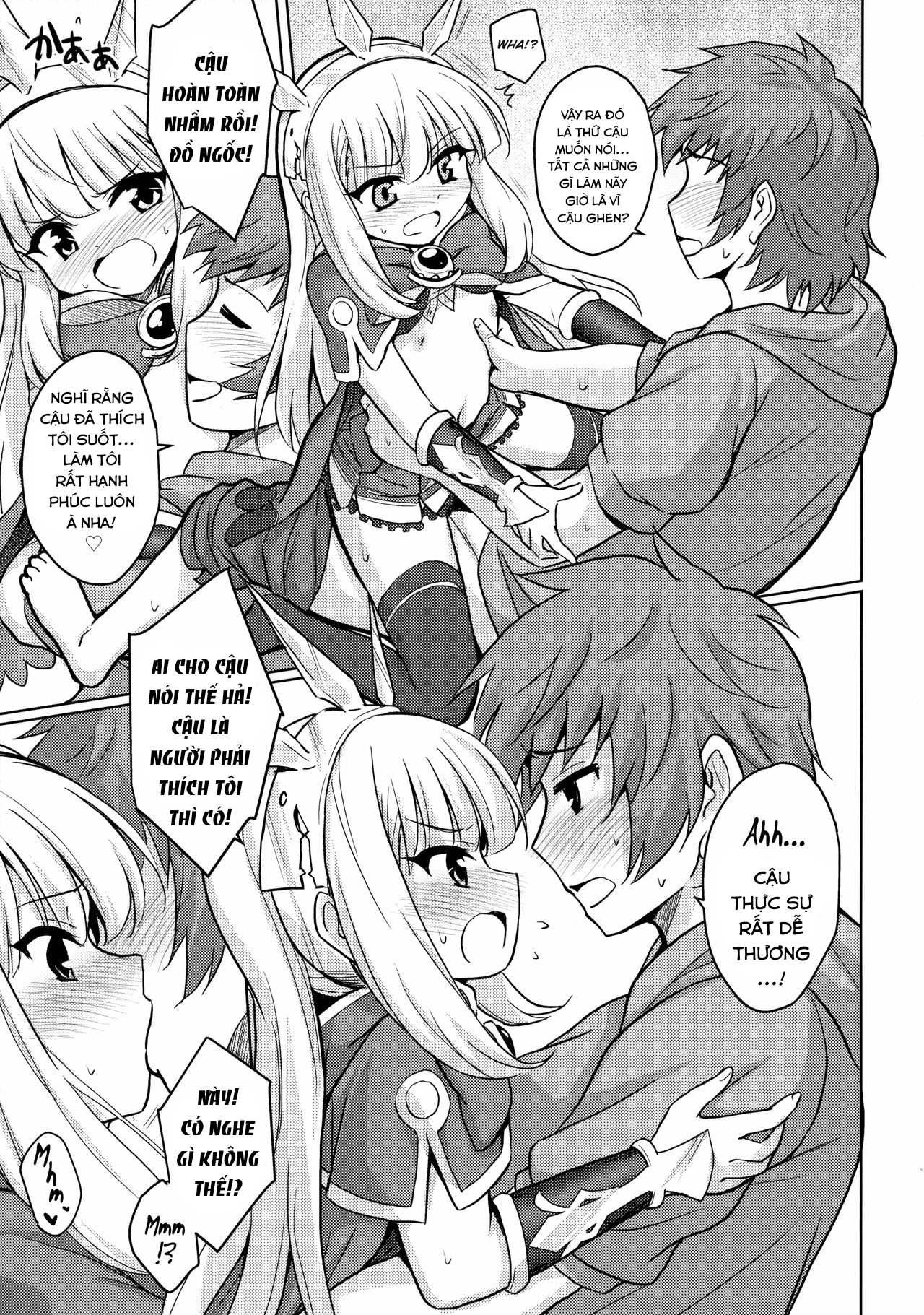 Đọc truyện hentai Tensai Bishoujo Renkinjutsushi no Kattou - Oneshot