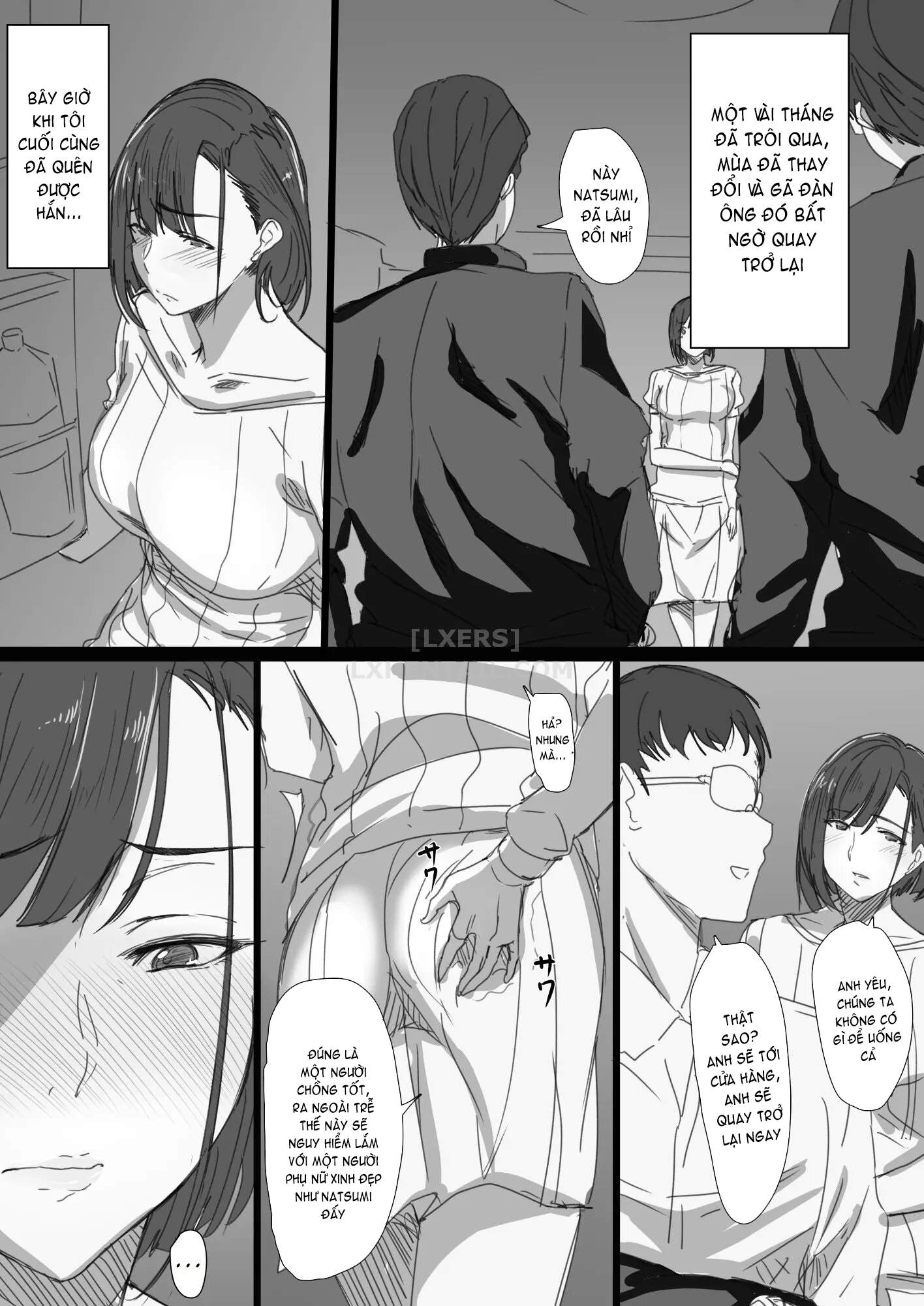 Đọc truyện hentai Kouman Tsuma ga Netorarete - Oneshot