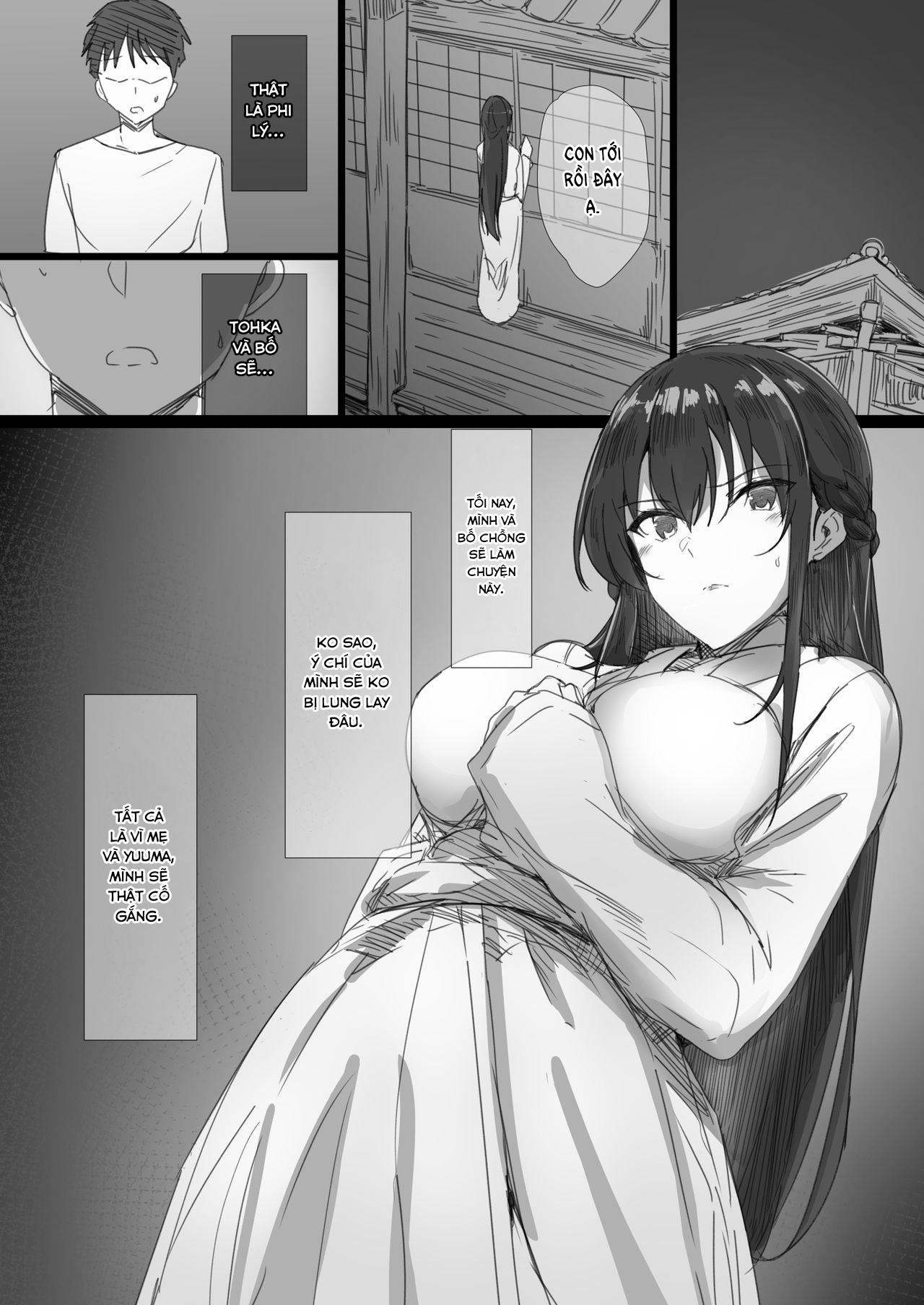 Đọc truyện hentai Ki ga Tsuyoi Seiso na Hitozuma Reijou ga Netorareru made no Ichibu Shijuu - Chap 2: Màn dạo đầu.