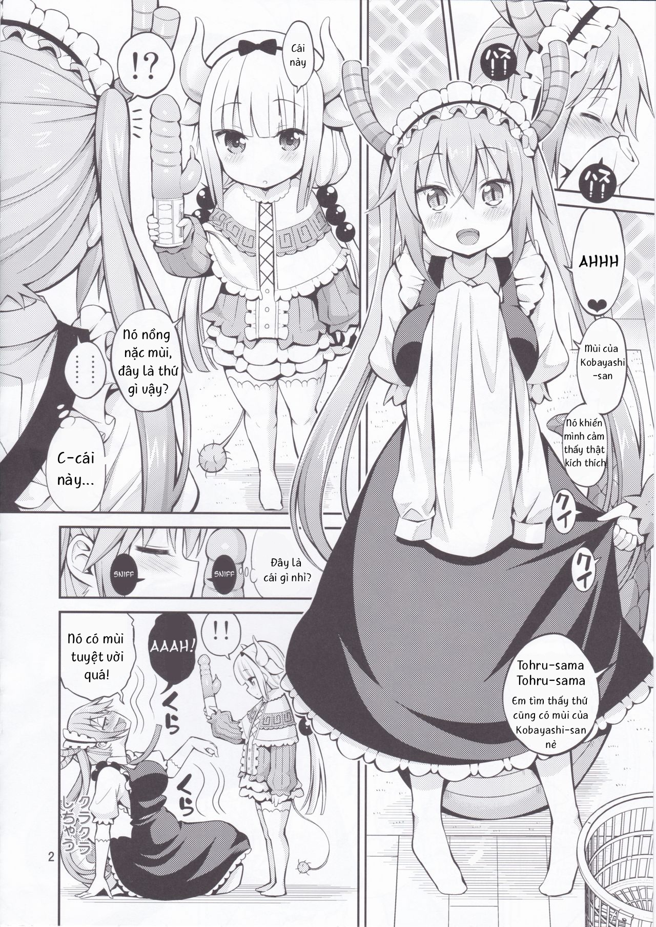 Đọc truyện hentai Kobayashi-san-chi no Ona Dragon - Oneshot
