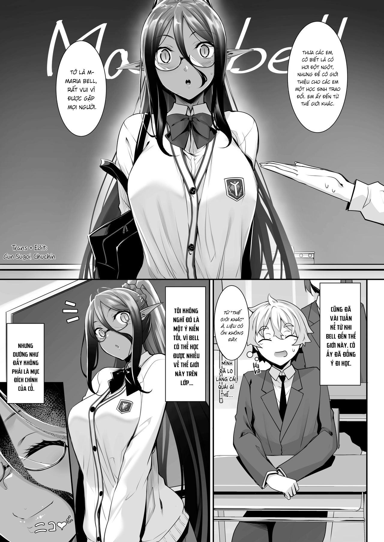 Đọc truyện hentai Nàng dark elf tự cao vì tôi mà đến thế giới khác - Chap 2