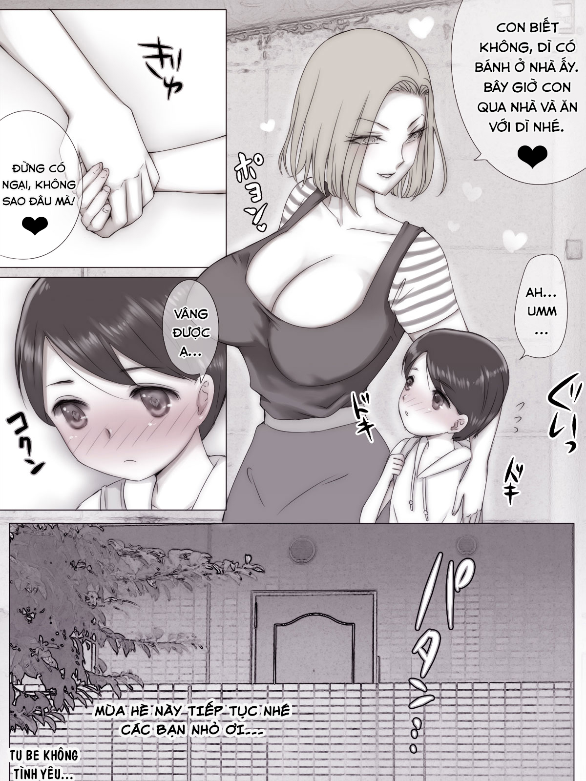 Đọc truyện hentai Mùa hè vui vẻ với mẹ bạn - Chap 1