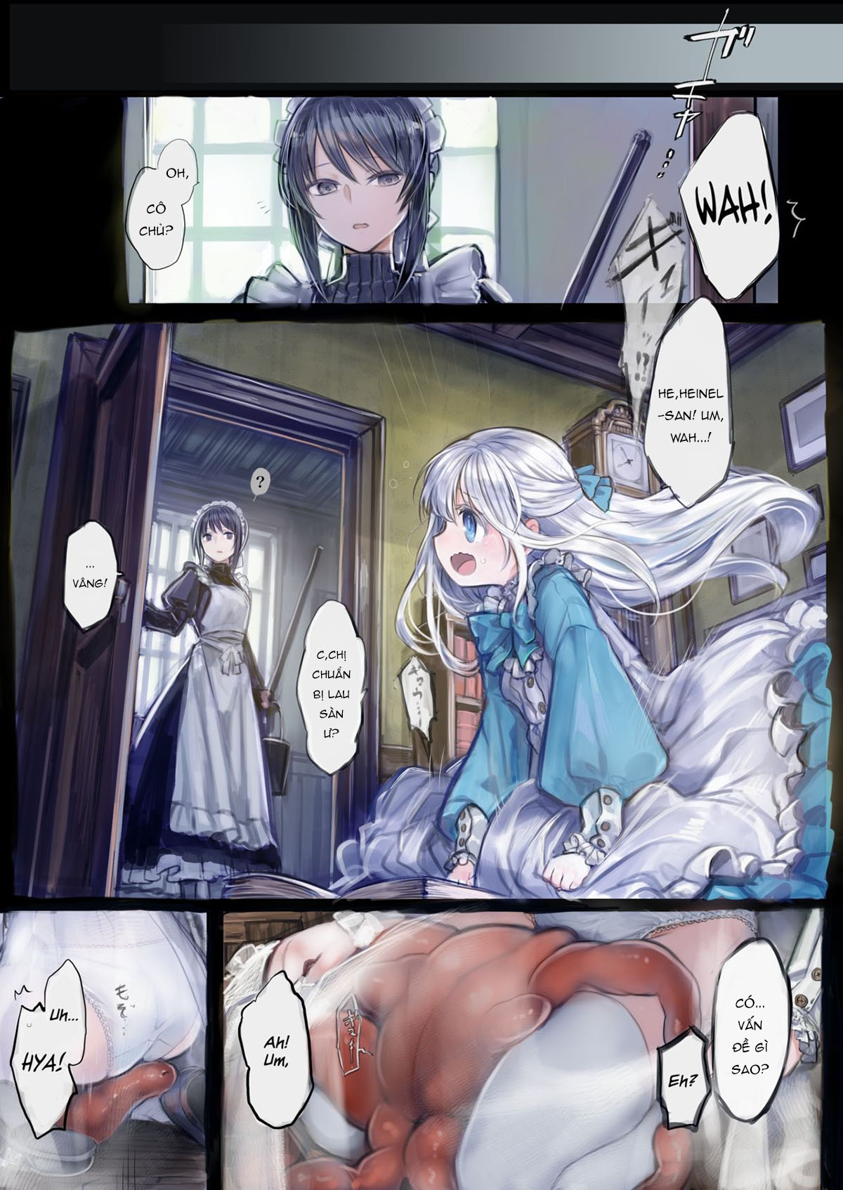 Đọc truyện hentai Tình yêu của cô chủ nhỏ và chú bạch tuộc - Chap 1