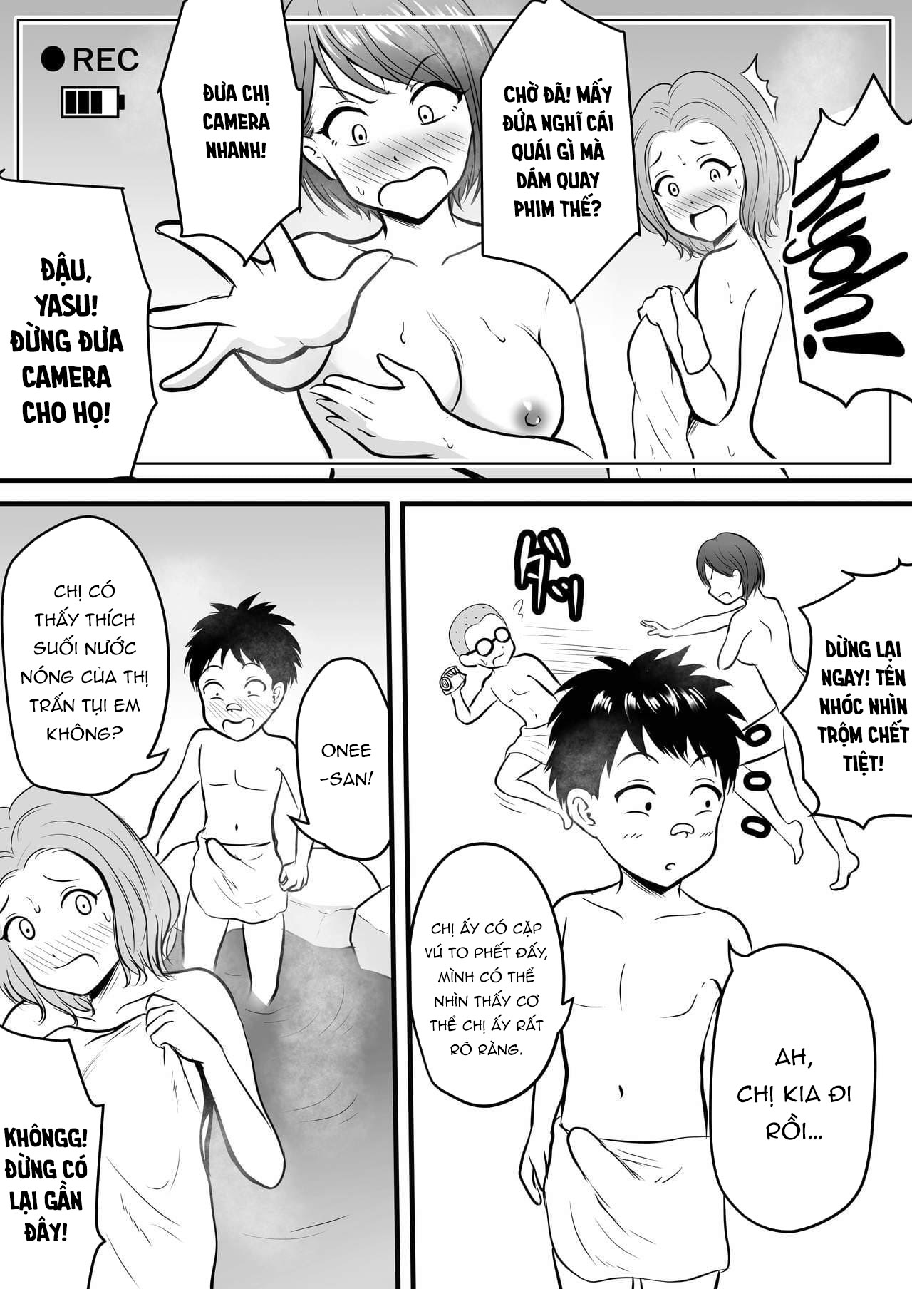 Đọc truyện hentai The Hot Springs Inn Fap Material Gathering Mission! - Oneshot