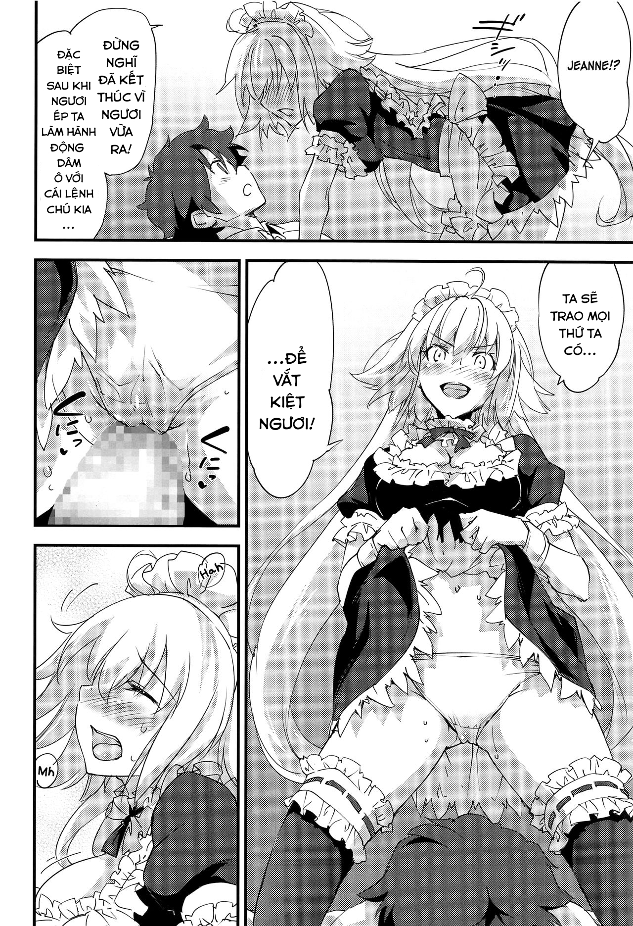 Đọc truyện hentai Hầu gái Jeanne, phục vụ nào! - Oneshot