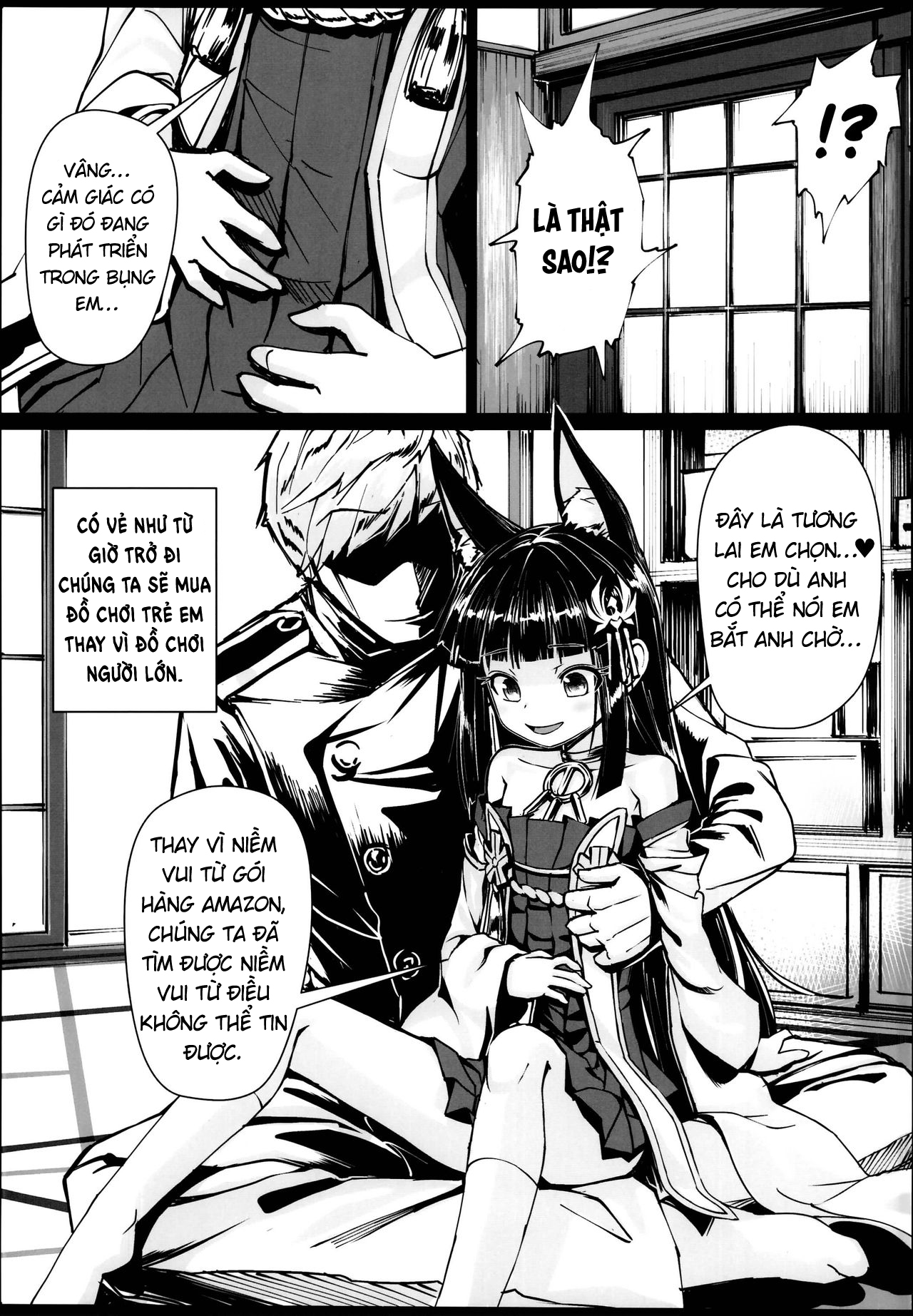 Đọc truyện hentai Yo wa Nagato Juushou (Teokure) no Nagato de Aru - Oneshot