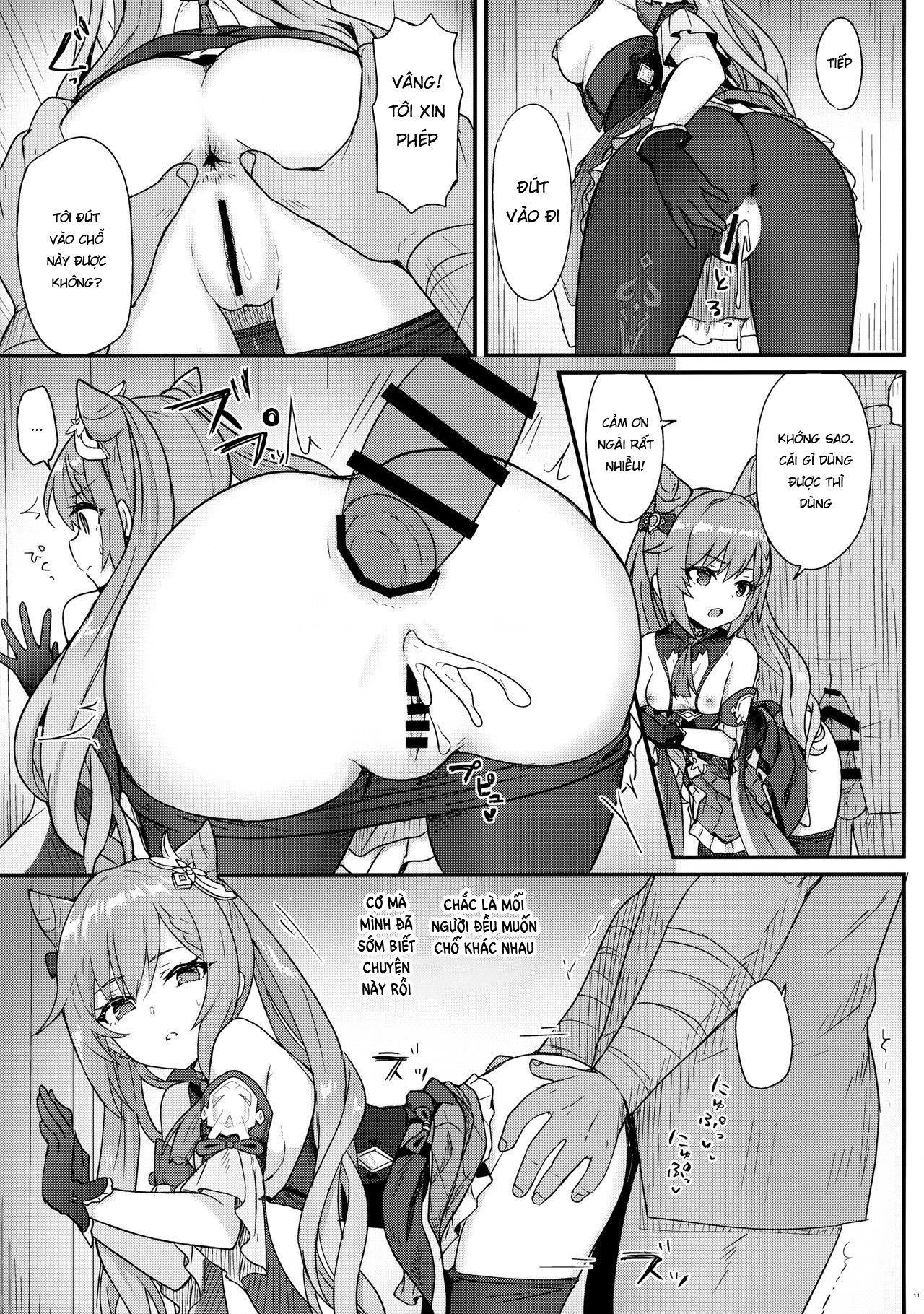 Đọc truyện hentai Keqing-chan Efficiently Works Her Subordinates - Oneshot