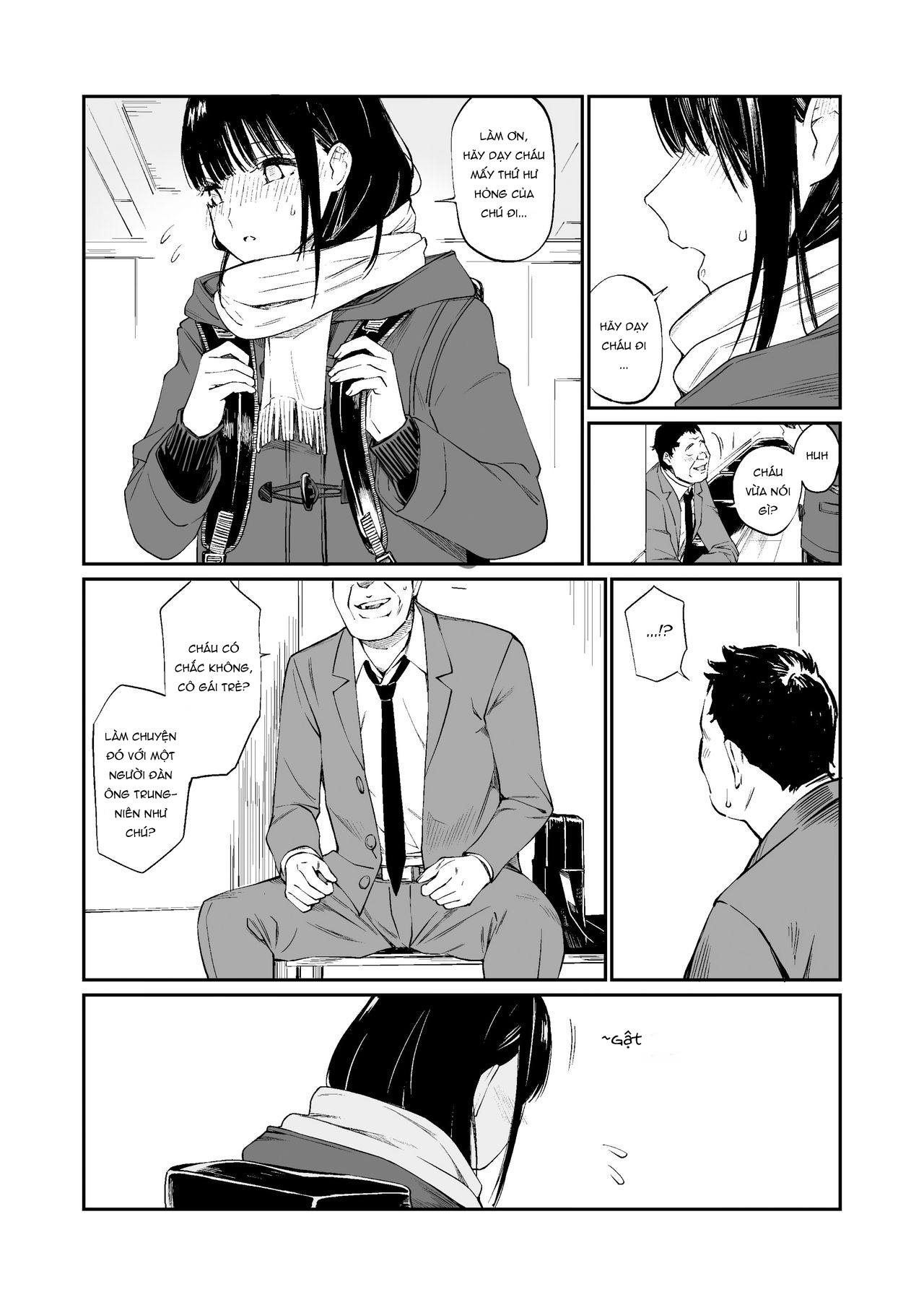 Đọc truyện hentai Lỗ lồn của mình được lấp đầy bởi một chú già - Oneshot