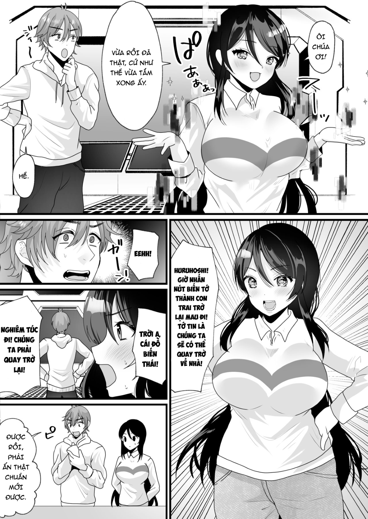Đọc truyện hentai Lên Nhầm Tàu Adam Và Eva - Oneshot