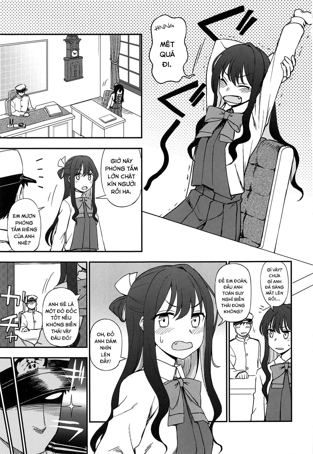 Đọc truyện hentai Làm tình trong phòng tắm với Naganami-san.(KanColle) - Oneshot