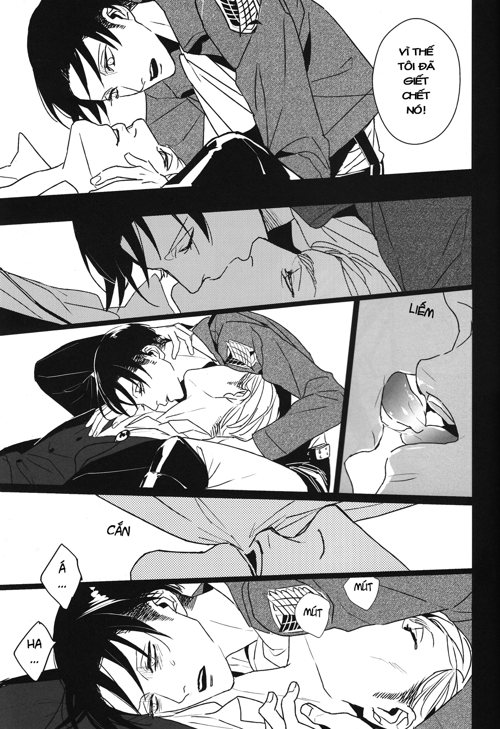 Đọc truyện hentai Icarus ga Nishi no Hate (Shingeki no Kyojin) - Oneshot