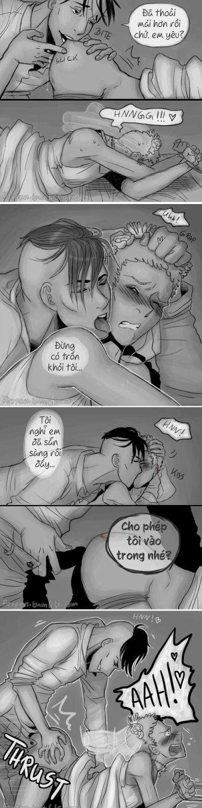 Đọc truyện hentai Cô dâu và chú rể - Chap 2