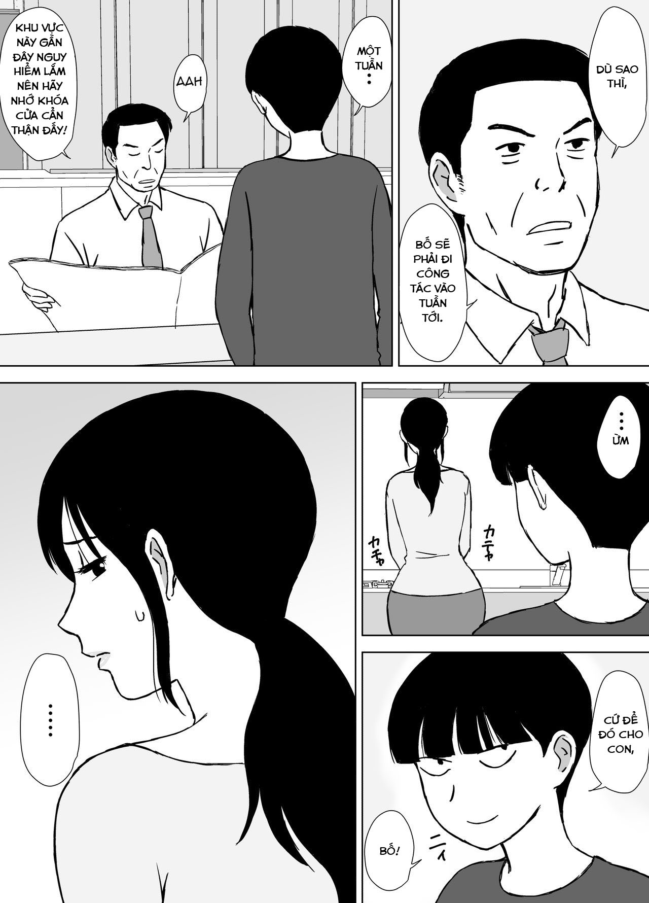 Đọc truyện hentai My Mom and My Aunt Are my Sex Friends - Chap 2: Mẹ Satomi!