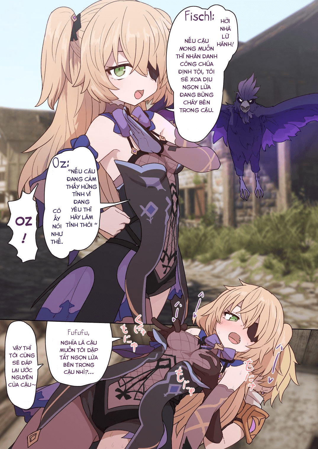 Đọc truyện hentai Lấp đầy Mona và Fischl lần lượt... - ONESHOT