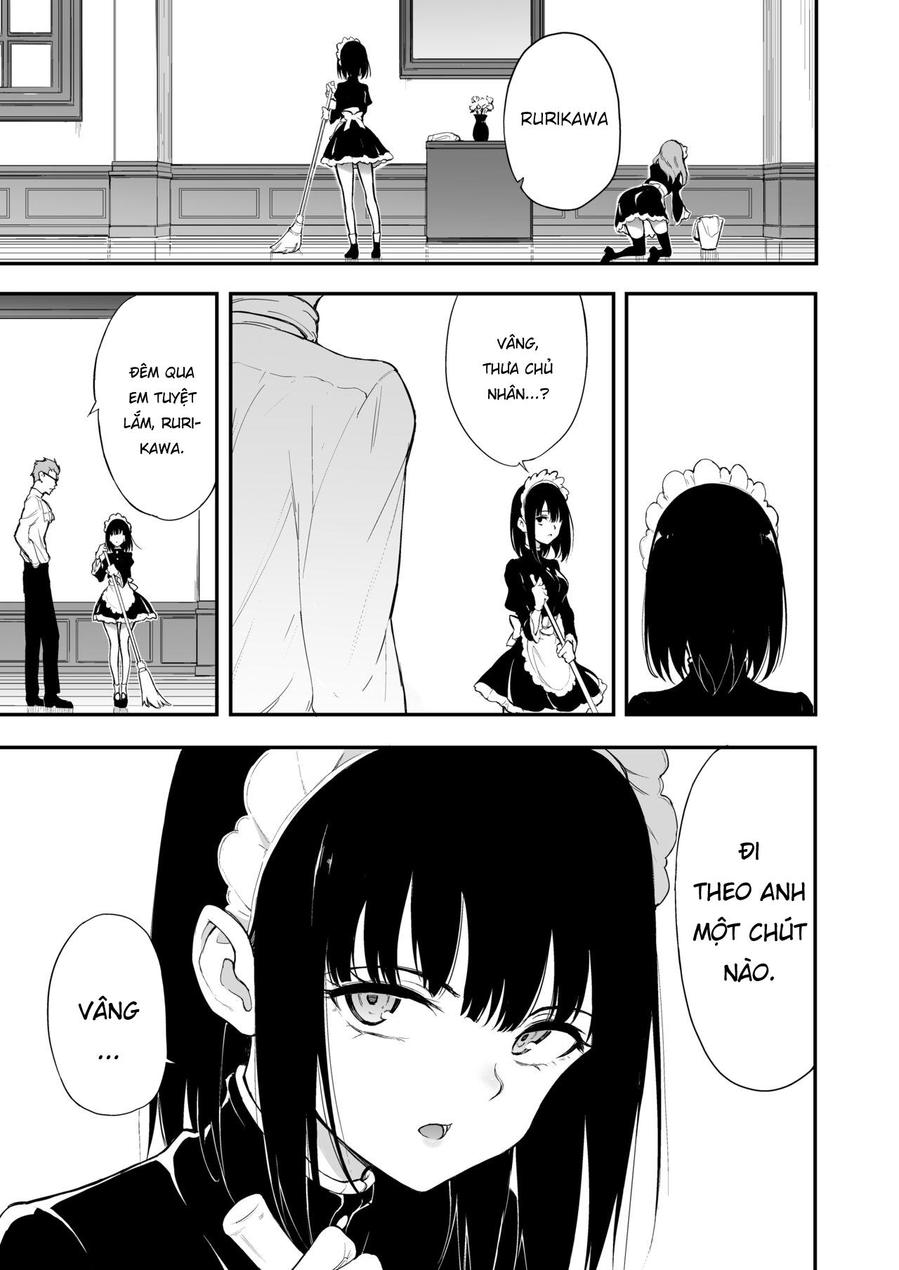 Đọc truyện hentai Maid Kyouiku - Chap 3