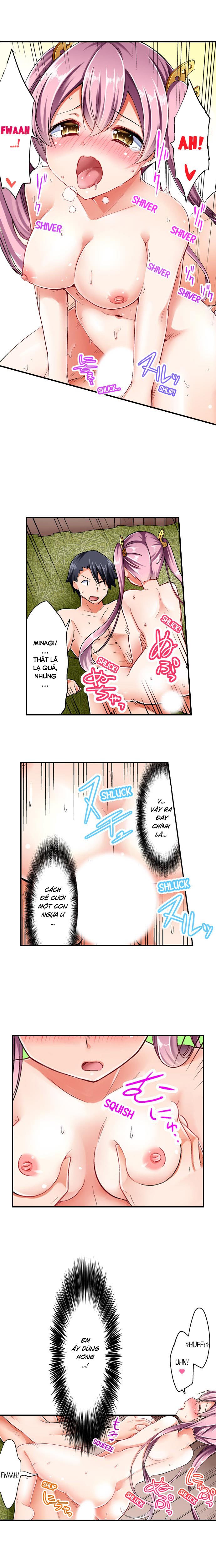 Đọc truyện hentai Tư thế cưỡi ngựa của các cô gái làm cho tôi muốn xuất tinh! - Tập 3: Bị tennoji phát hiện!