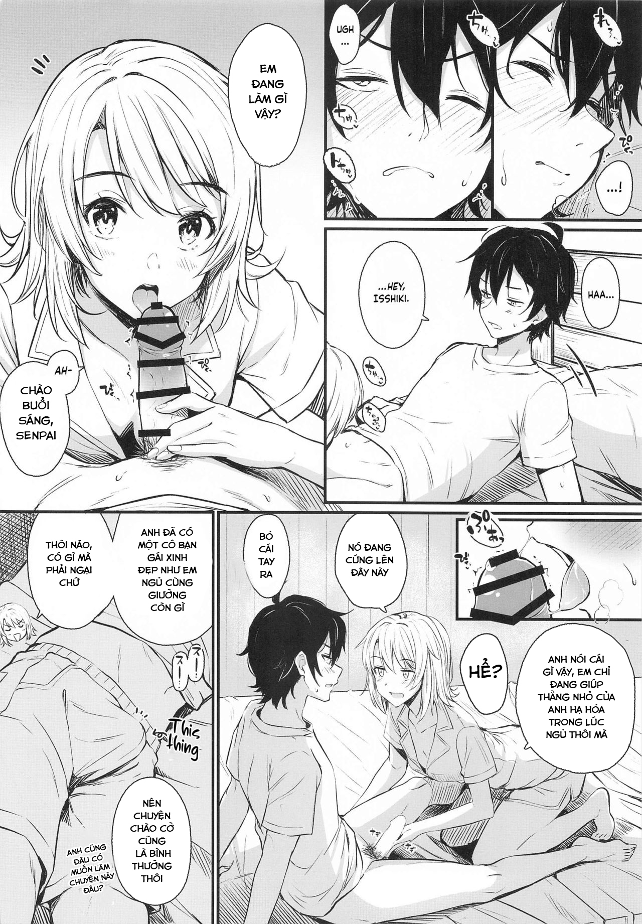 Đọc truyện hentai Irohasu to (Yahari Ore no Seishun Love Come wa Machigatteiru) - Oneshot