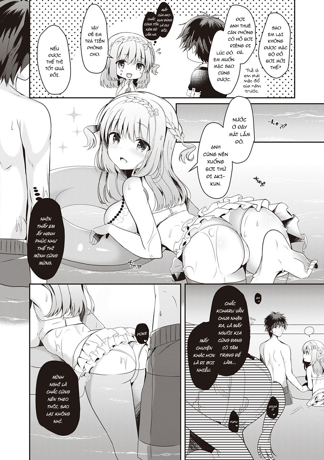 Đọc truyện hentai Osananajimi de Koibito no Kanojo to Shitai Koto Zenbu - Chap 3: Tại bể bơi cùng với người bạn thời thơ ấu
