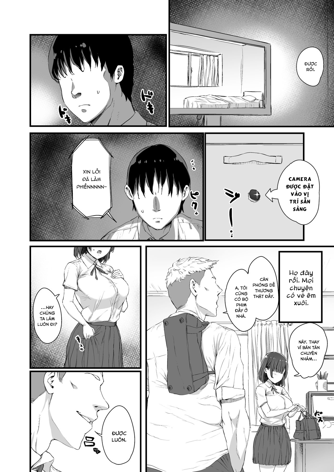 Đọc truyện hentai Cậu bạn trai thích bị cắm sừng và cô bạn gái tóc che mắt - Oneshot