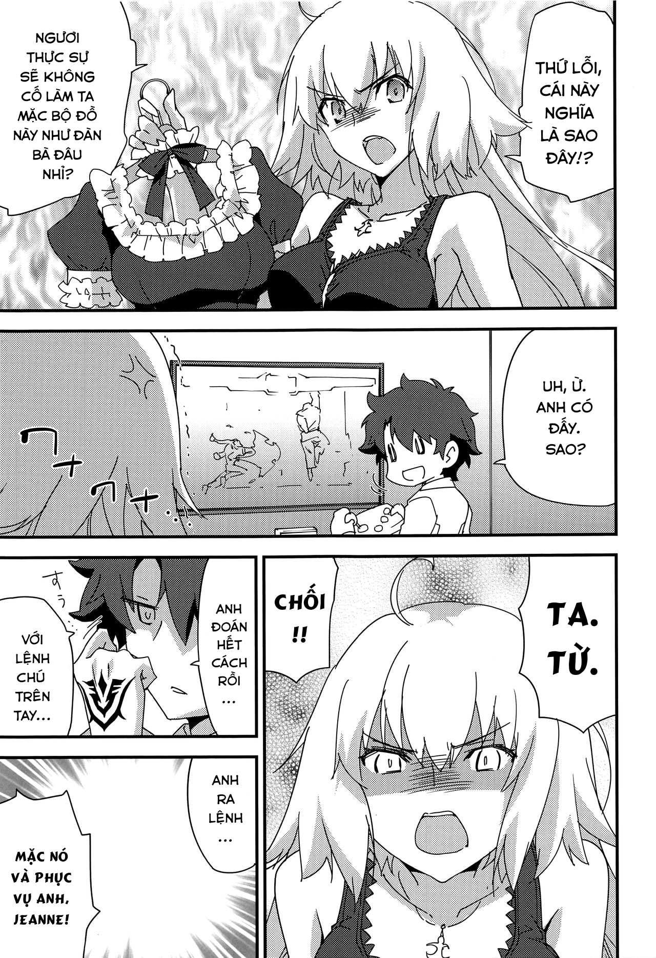 Đọc truyện hentai Hầu gái Jeanne, phục vụ nào! - Oneshot