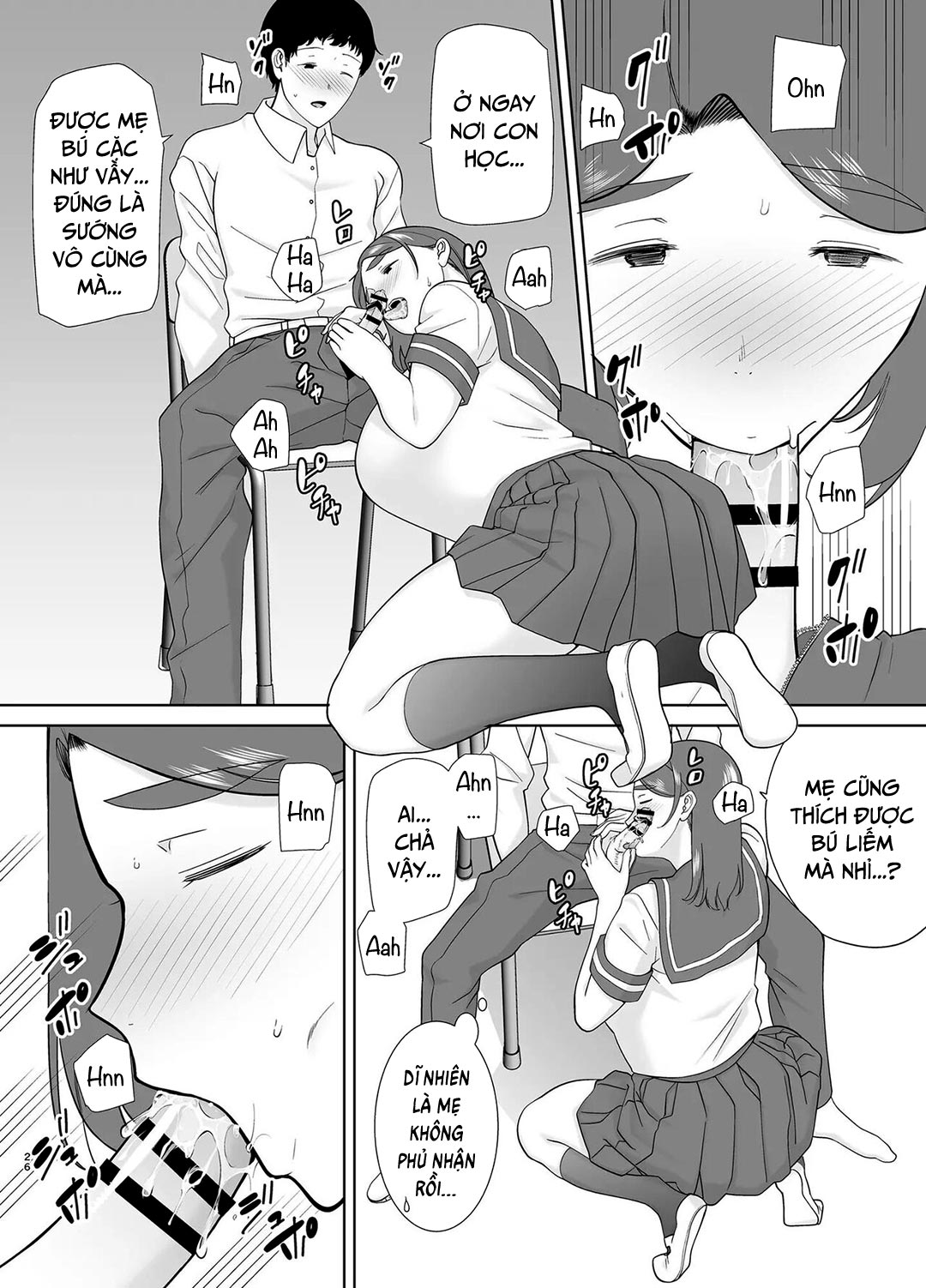 Đọc truyện hentai Mẹ là người phụ nữ mà tôi yêu - Chap 6A - Đồng phục nữ sinh của mẹ